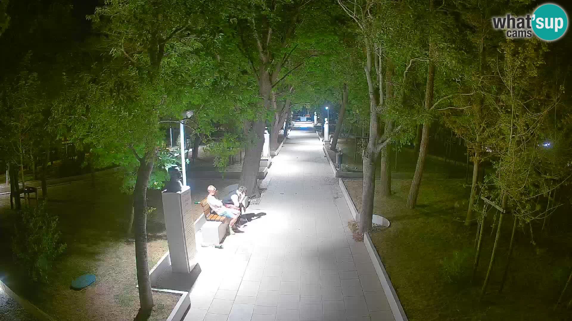 Writers’ Park Webcam Senj – Live by the Sea