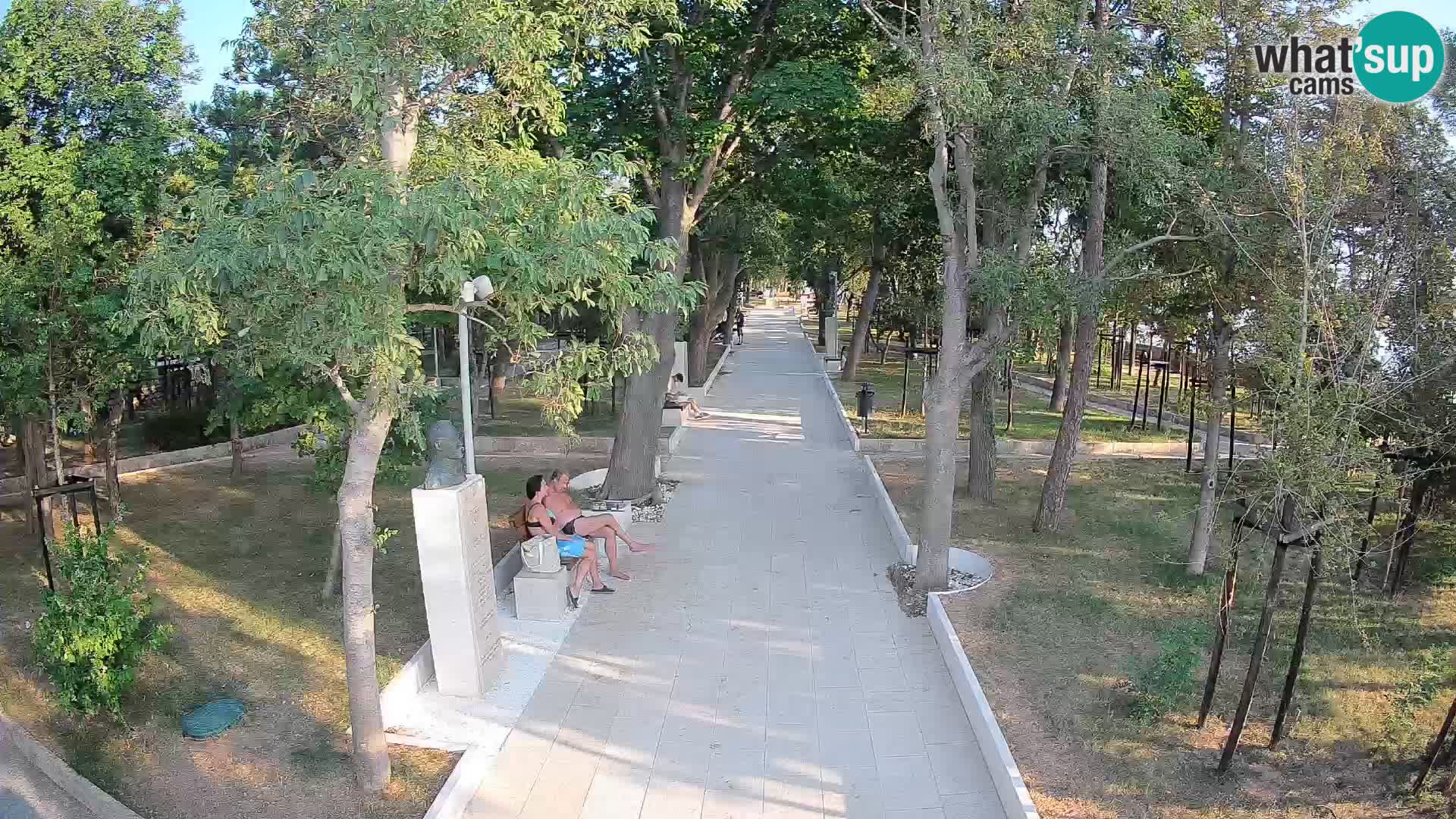 Writers’ Park Webcam Senj – Live by the Sea