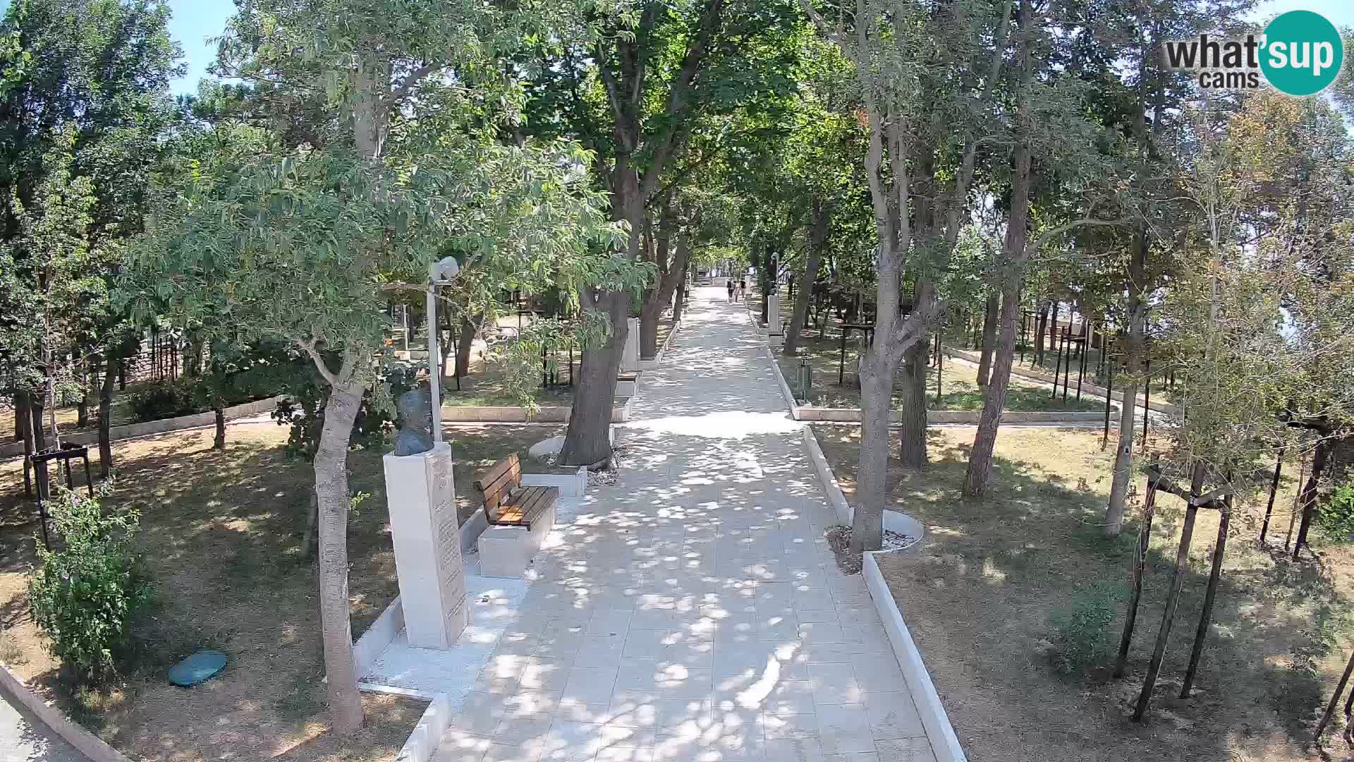 Webcam Schriftstellerpark Senj – Live am Meer