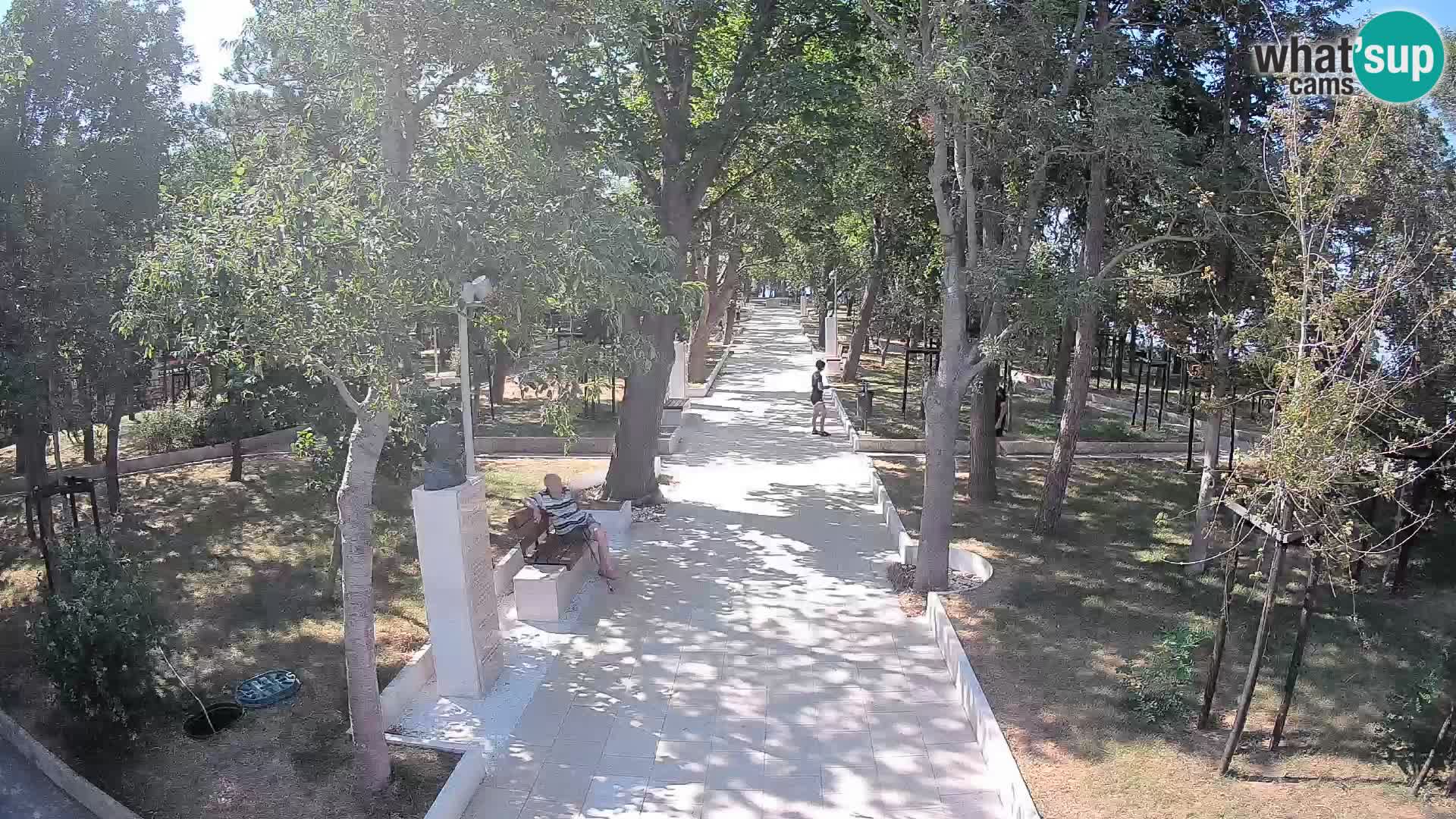 Writers’ Park Webcam Senj – Live by the Sea