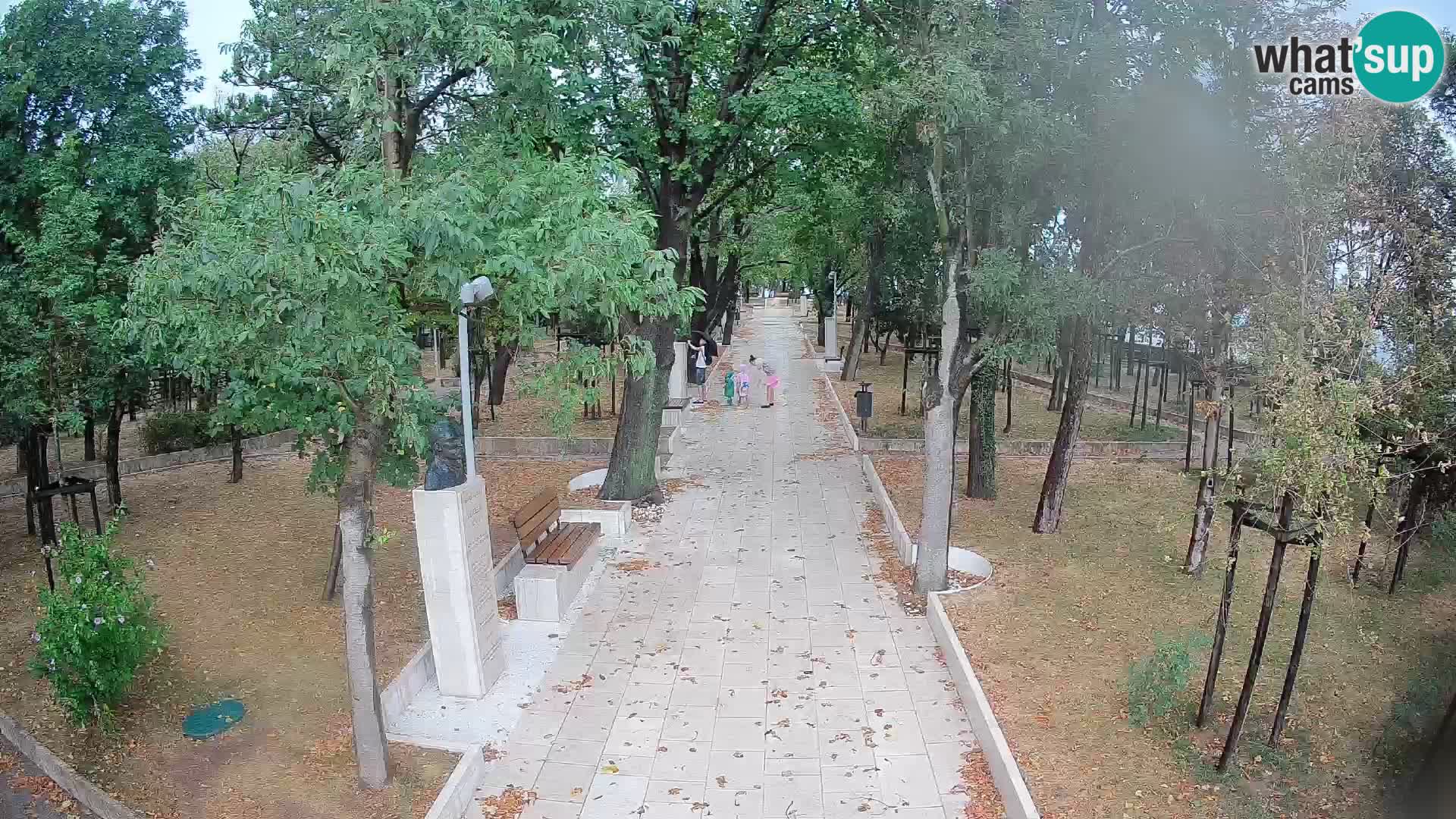Writers’ Park Webcam Senj – Live by the Sea