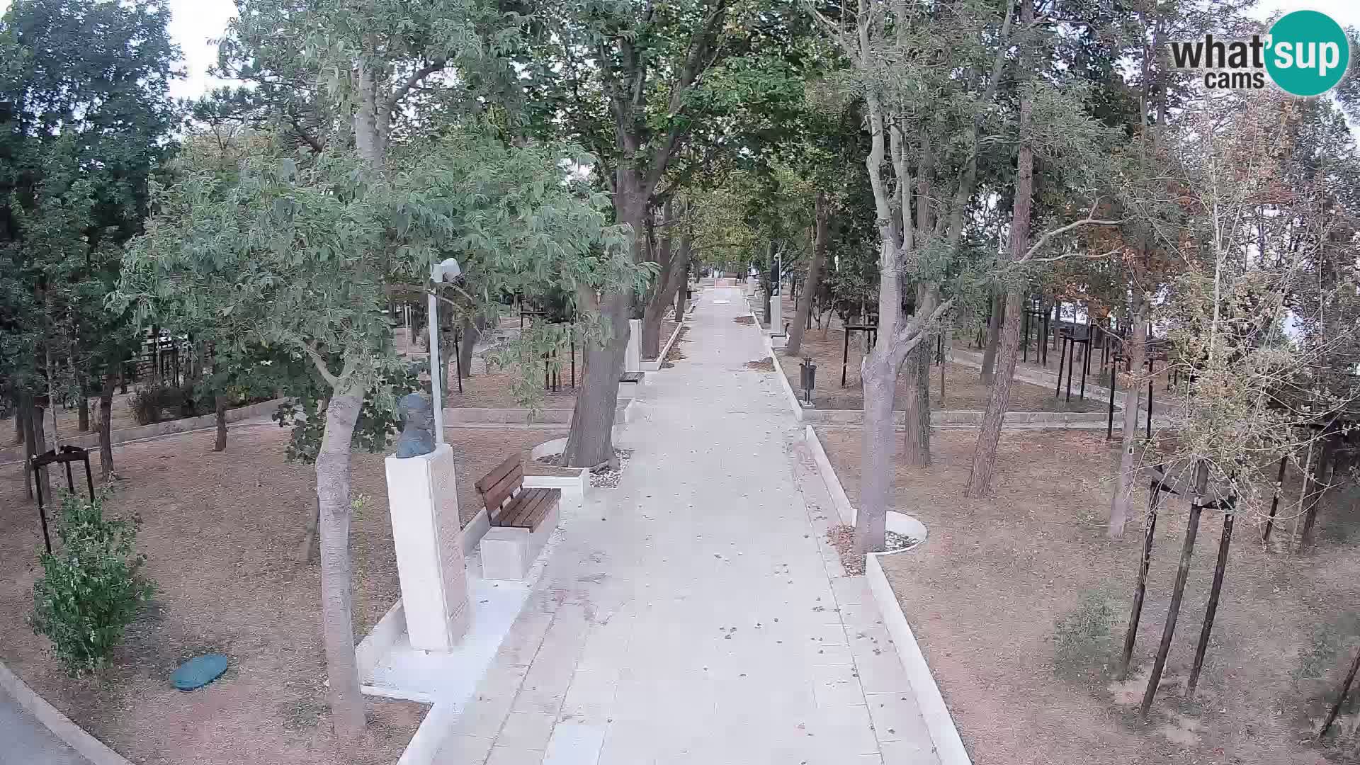 Writers’ Park Webcam Senj – Live by the Sea