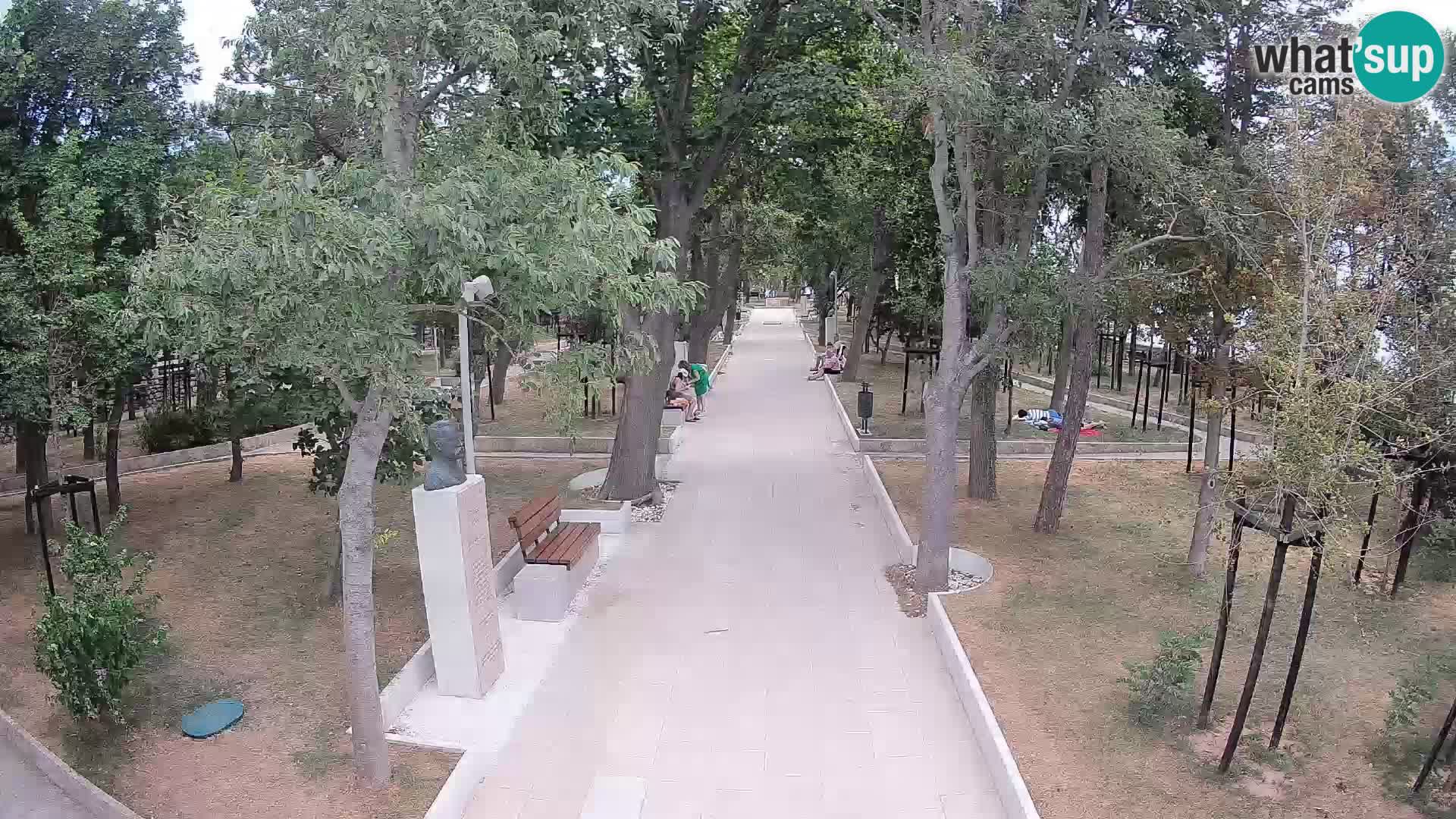 Writers’ Park Webcam Senj – Live by the Sea