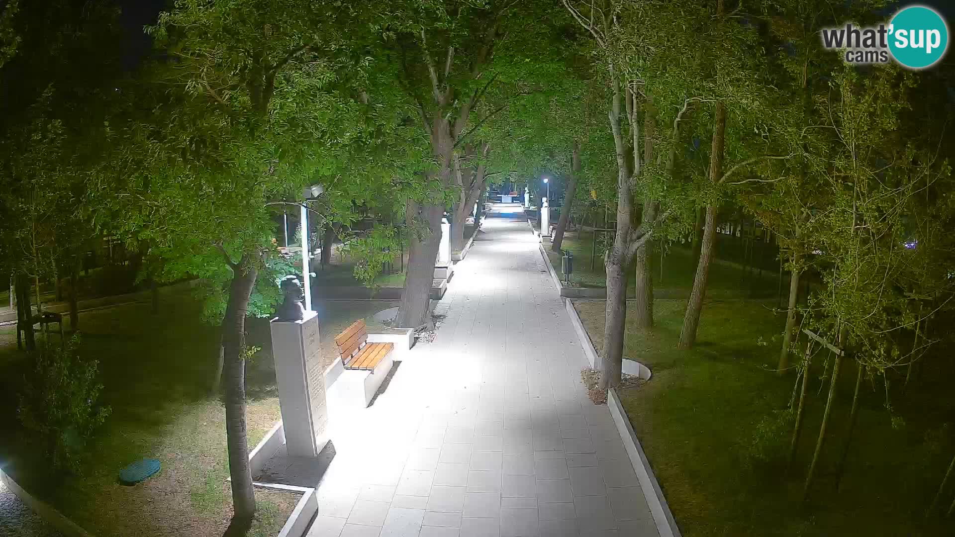 Writers’ Park Webcam Senj – Live by the Sea