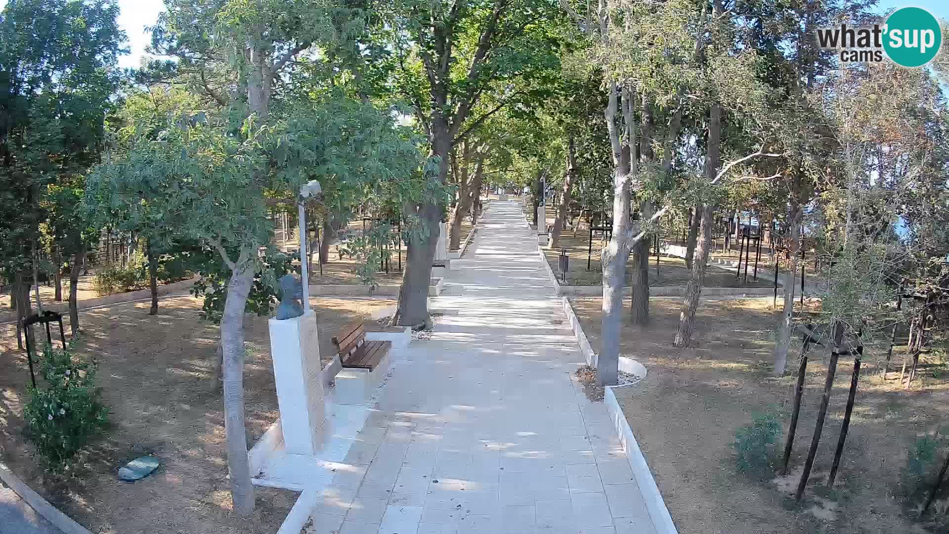 Writers’ Park Webcam Senj – Live by the Sea