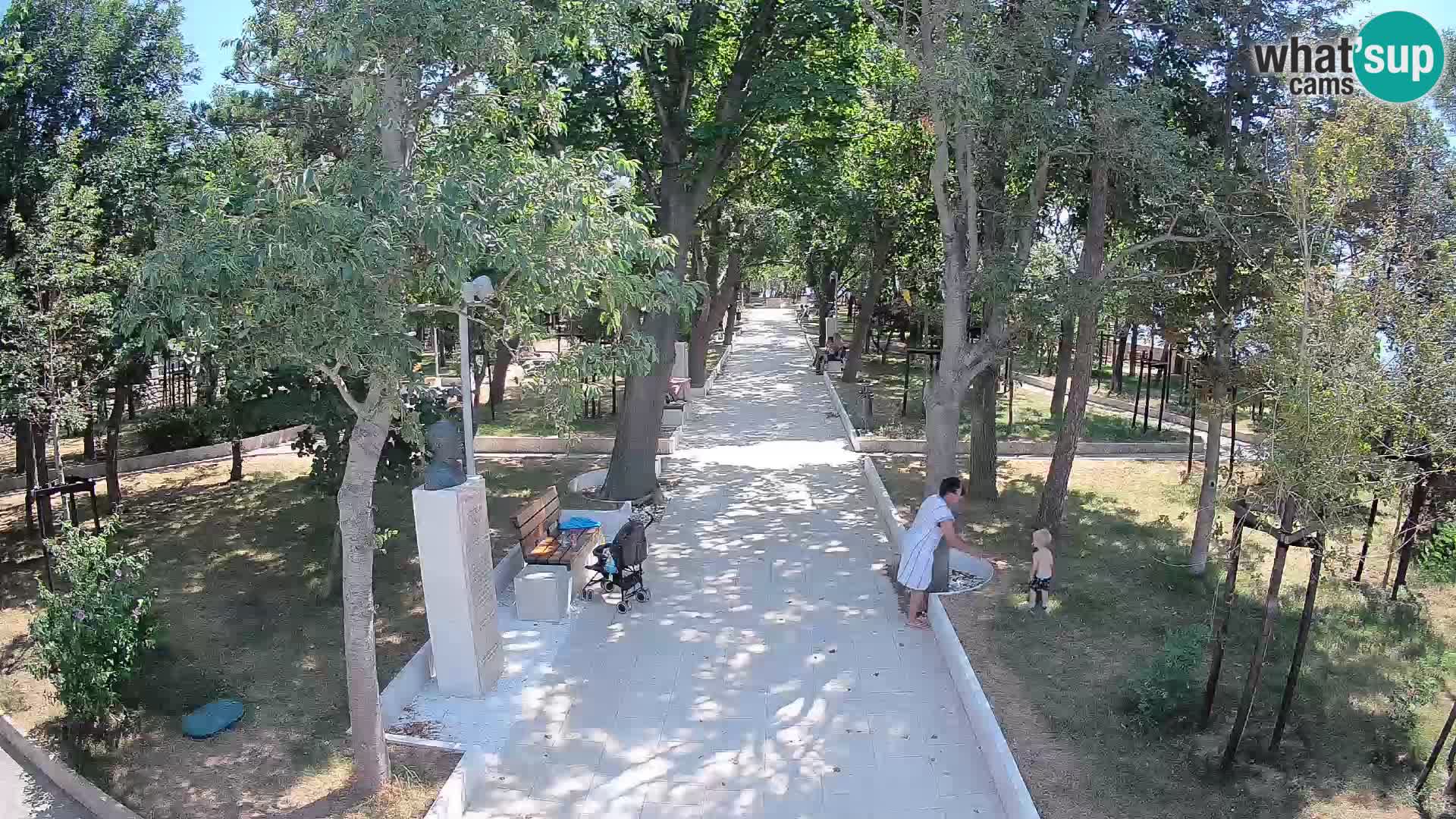 Writers’ Park Webcam Senj – Live by the Sea