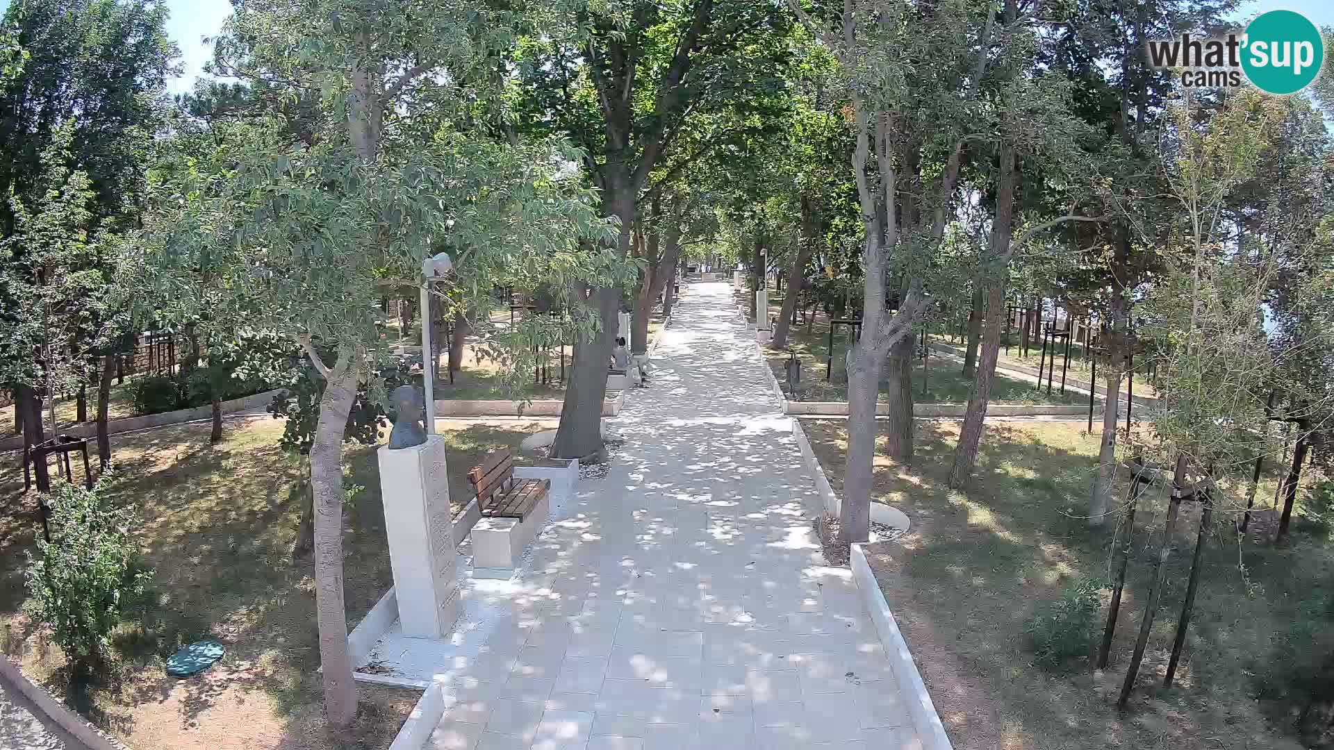 Writers’ Park Webcam Senj – Live by the Sea