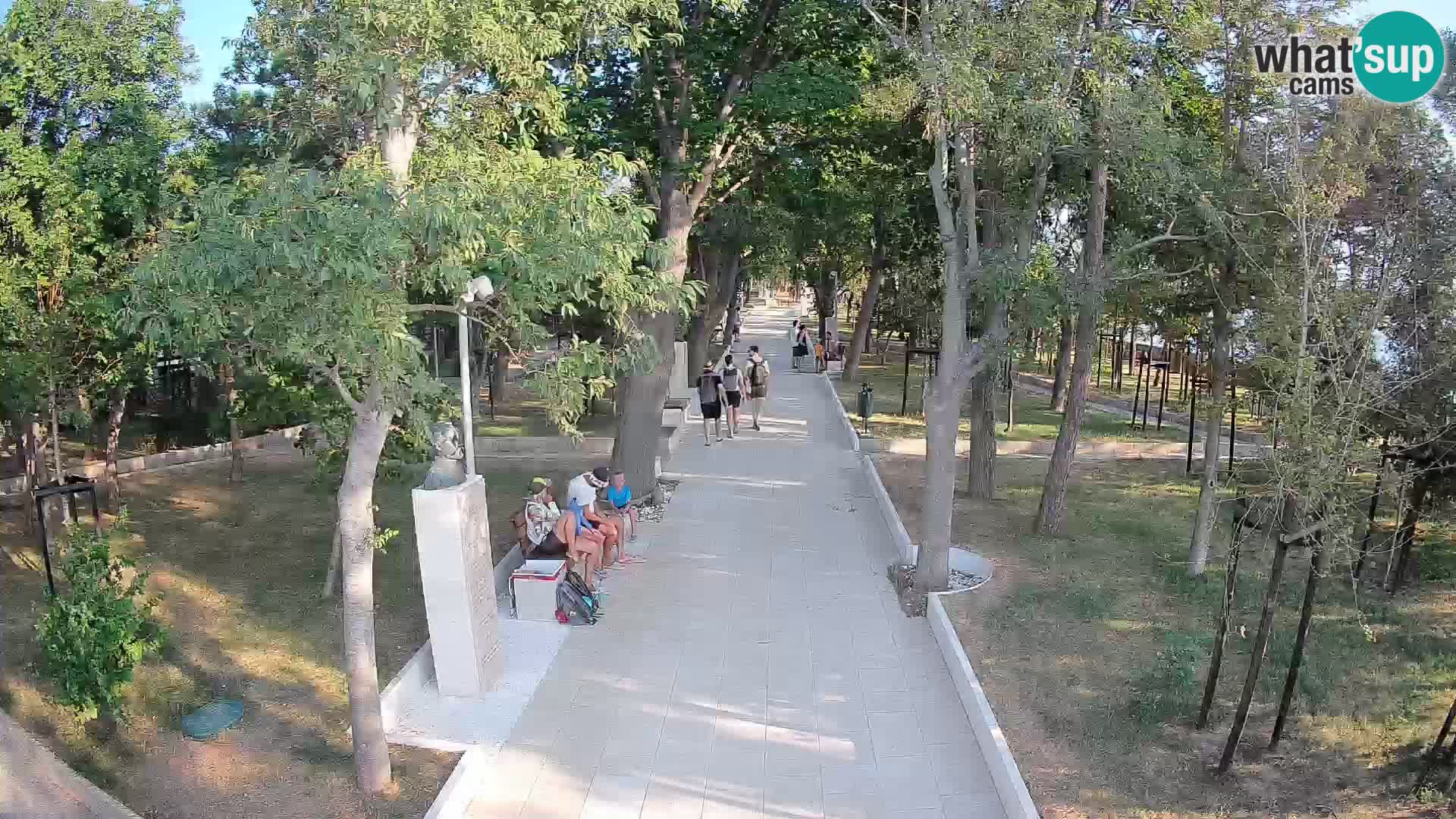 Writers’ Park Webcam Senj – Live by the Sea