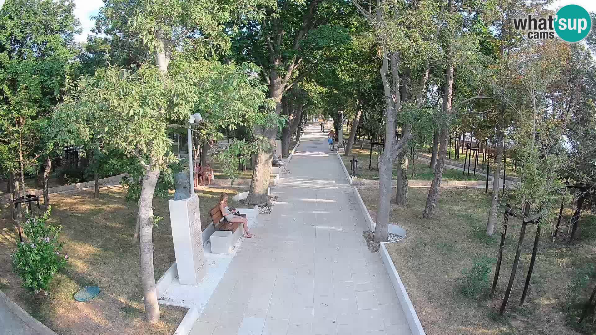Writers’ Park Webcam Senj – Live by the Sea