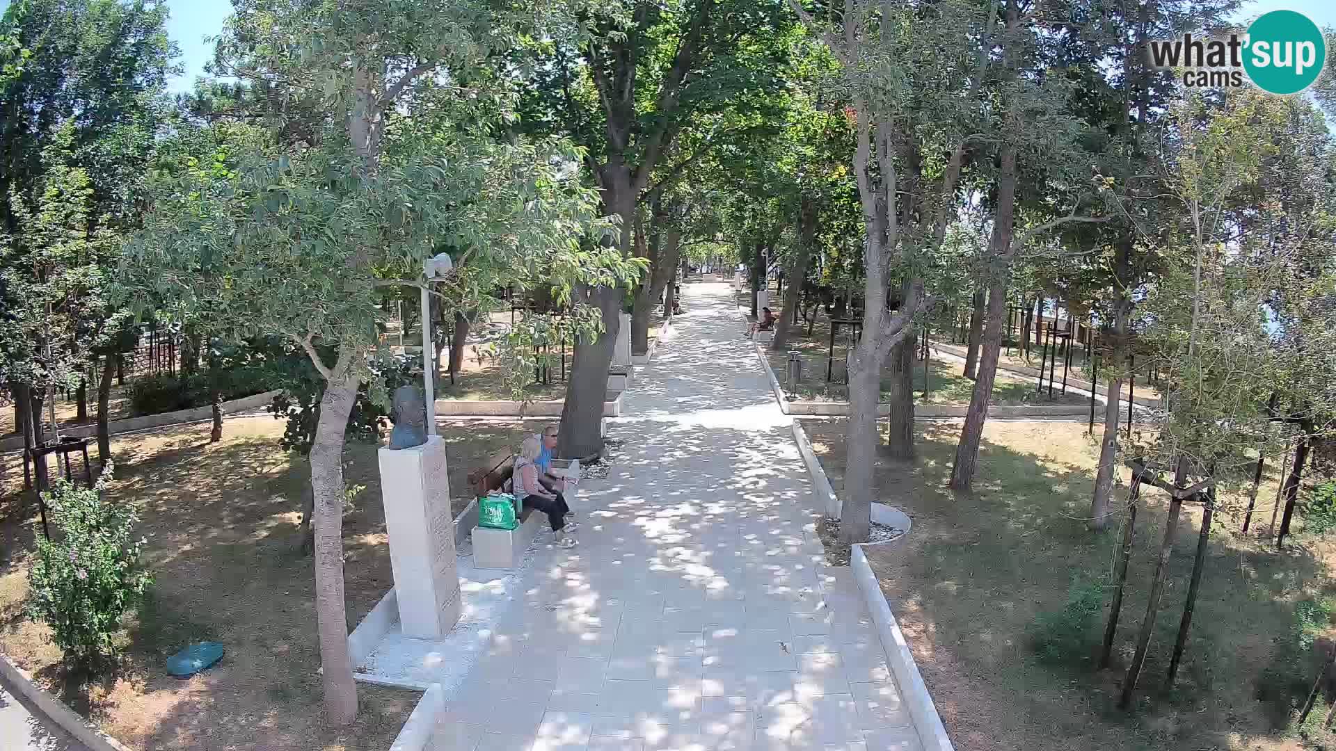 Writers’ Park Webcam Senj – Live by the Sea