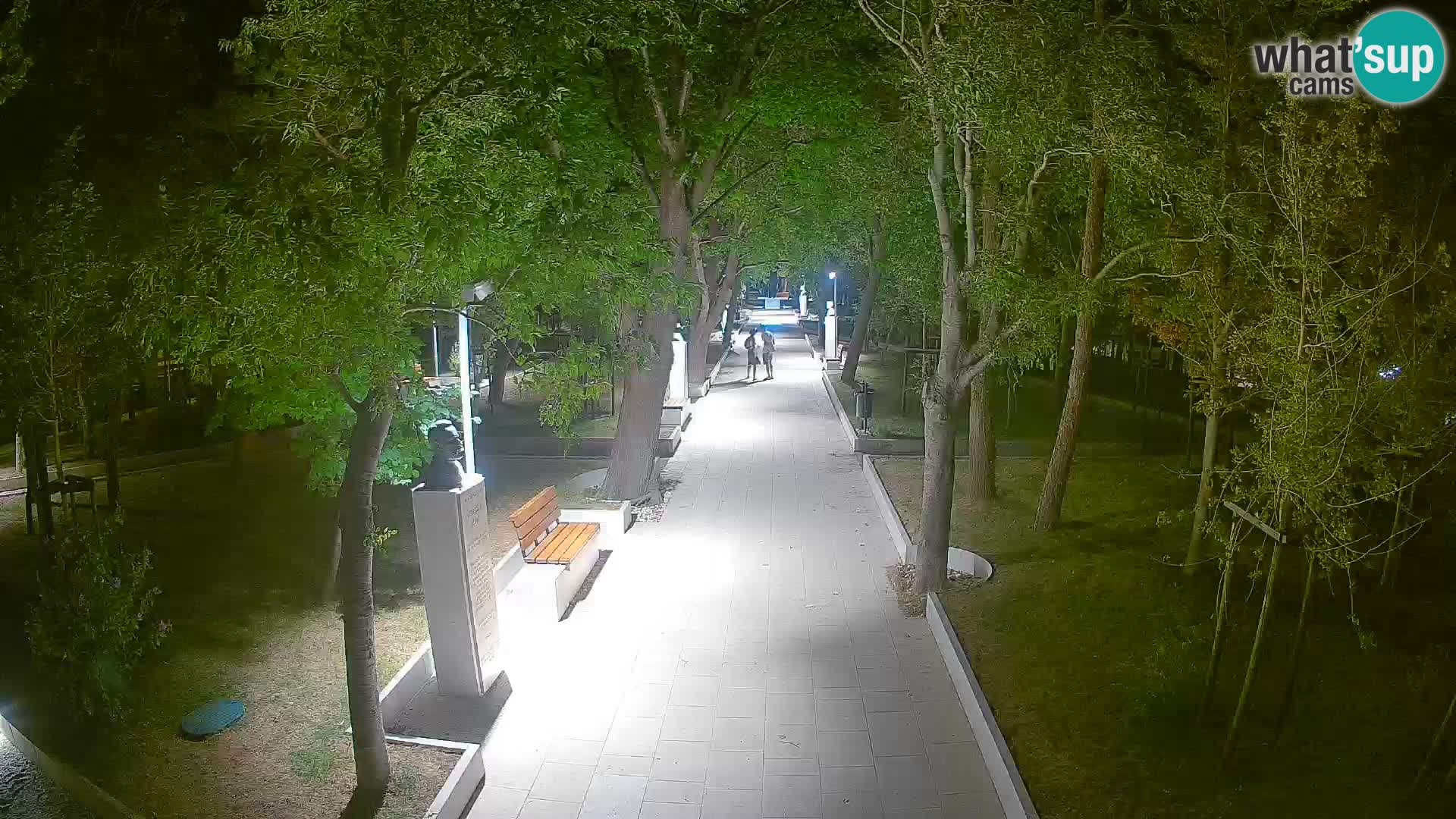 Writers’ Park Webcam Senj – Live by the Sea