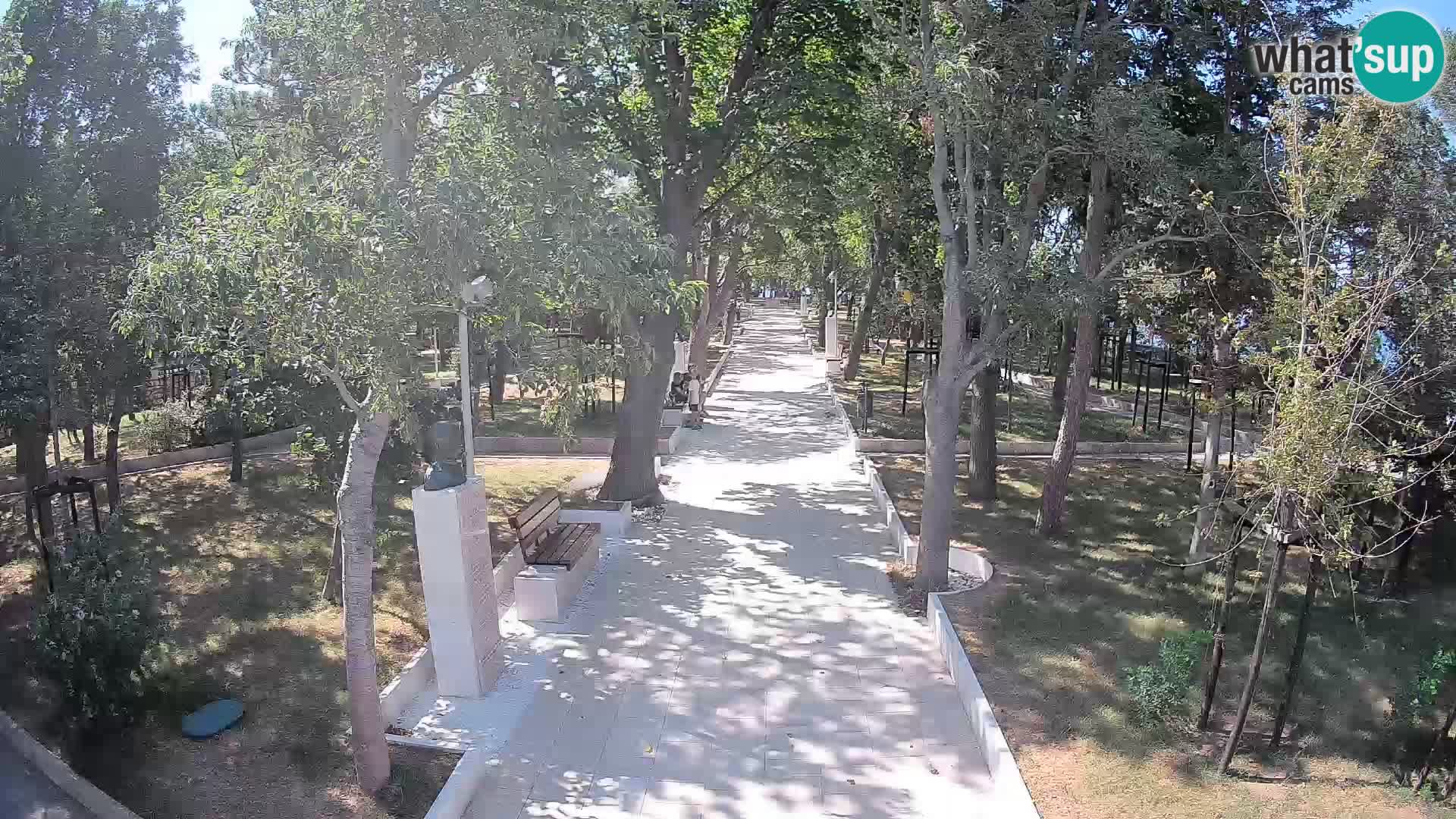 Webcam Schriftstellerpark Senj – Live am Meer
