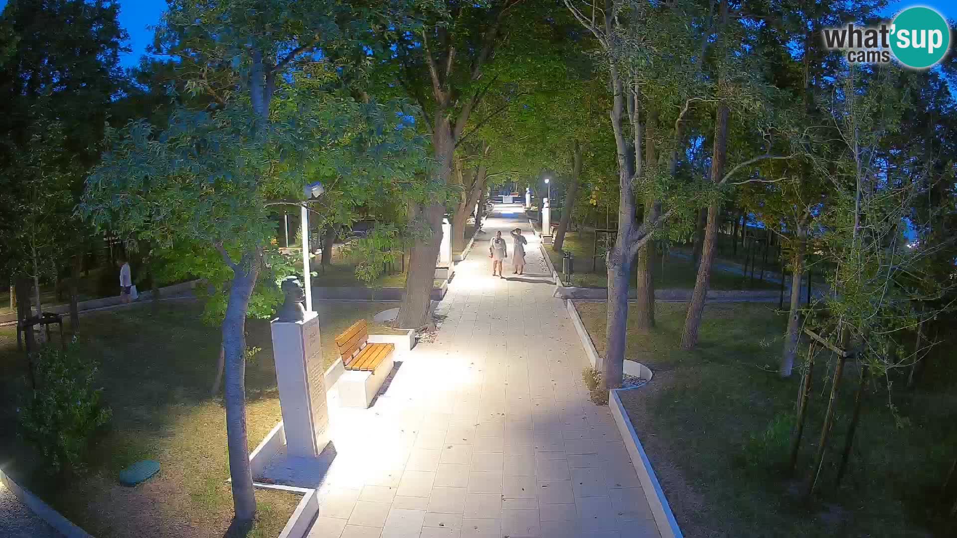 Writers’ Park Webcam Senj – Live by the Sea