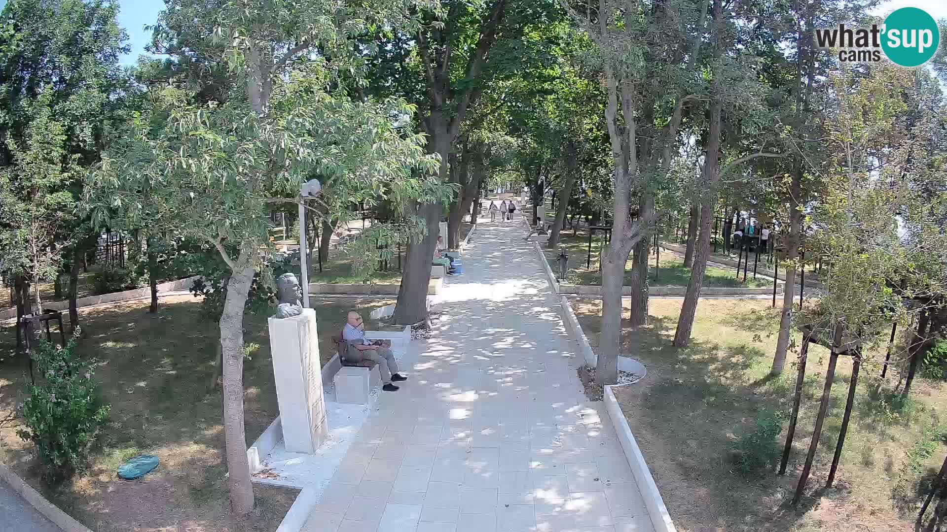 Writers’ Park Webcam Senj – Live by the Sea