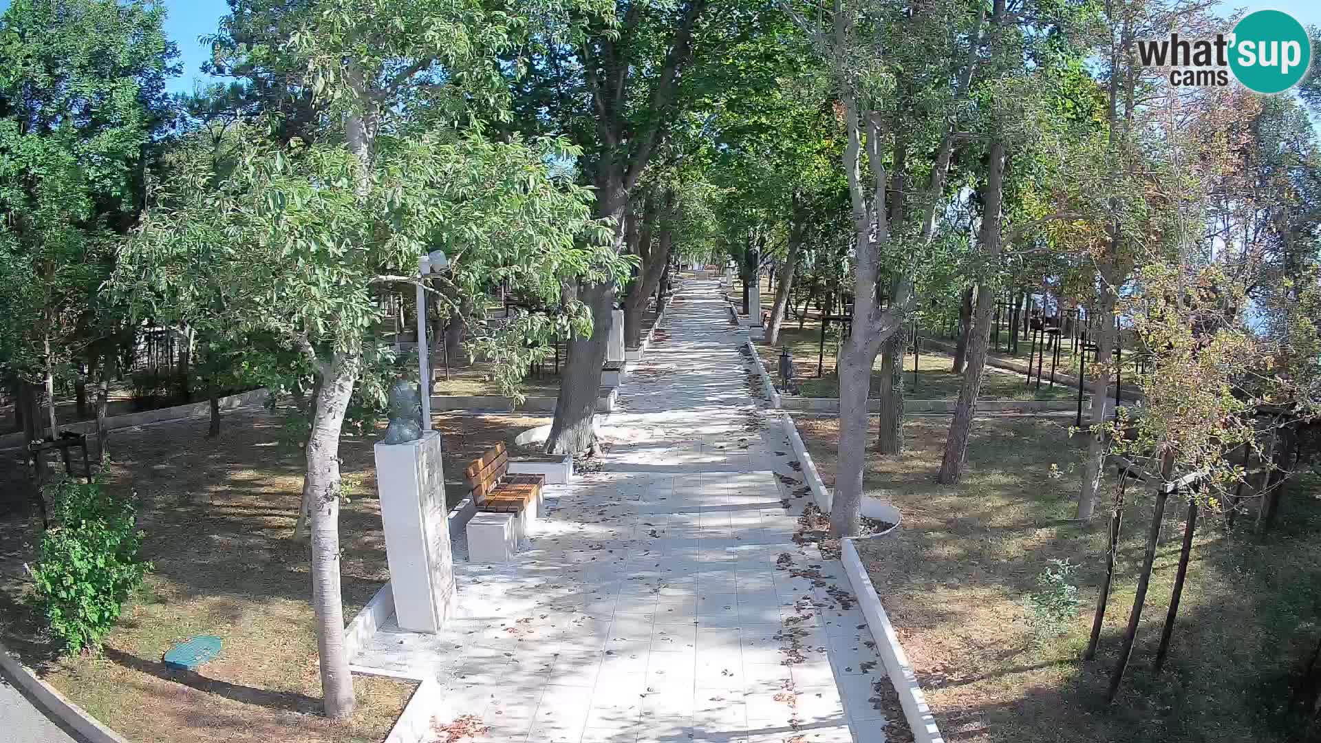 Writers’ Park Webcam Senj – Live by the Sea