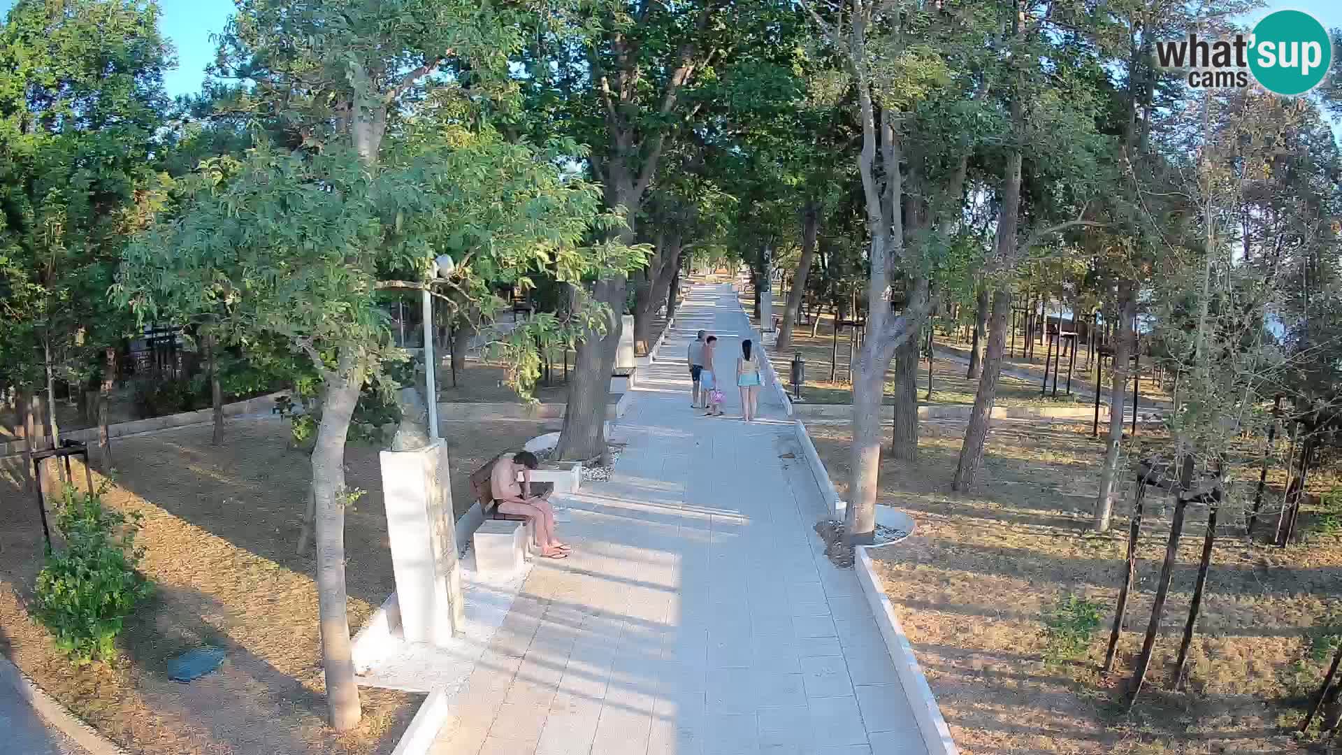 Writers’ Park Webcam Senj – Live by the Sea