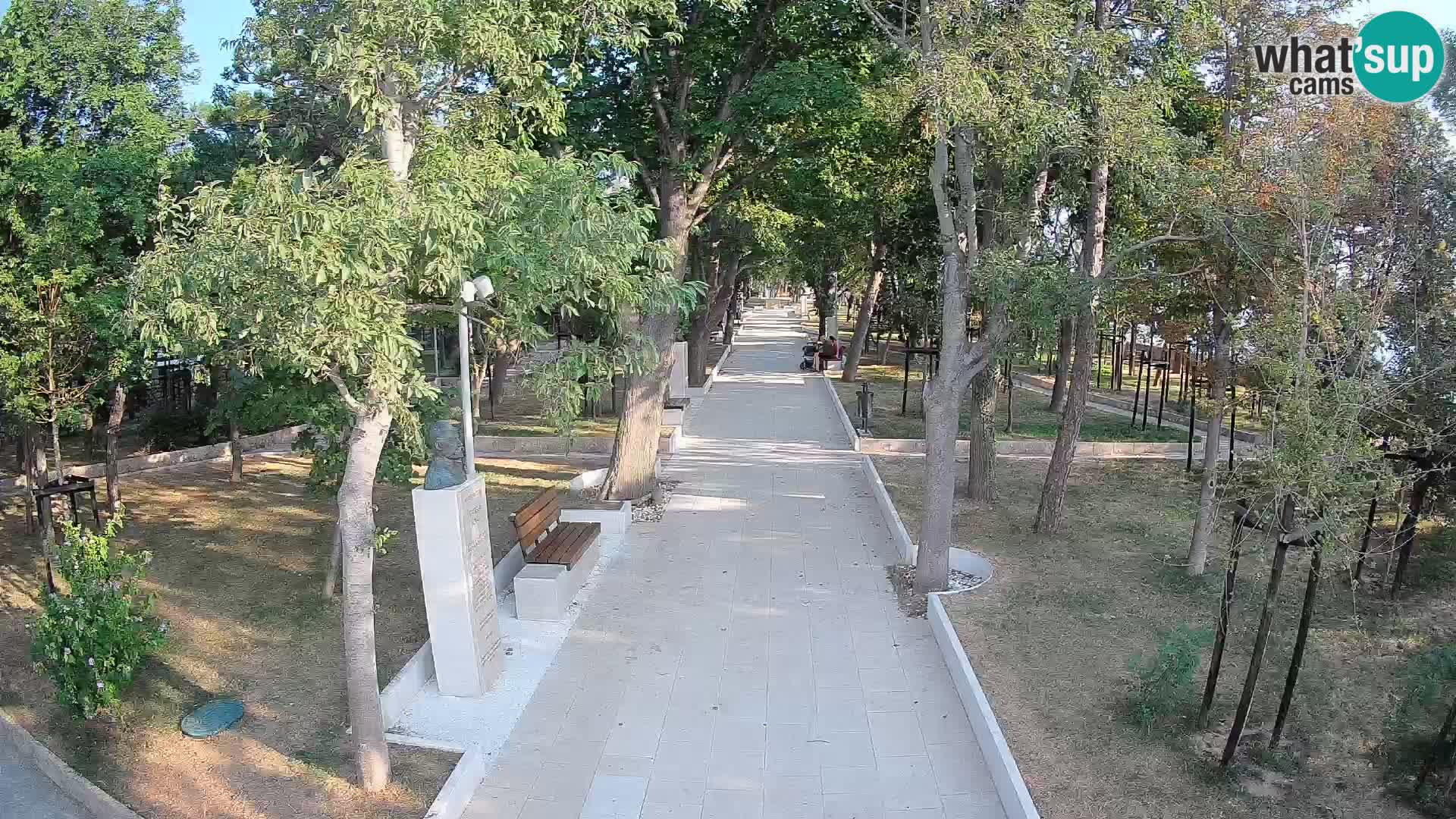 Writers’ Park Webcam Senj – Live by the Sea