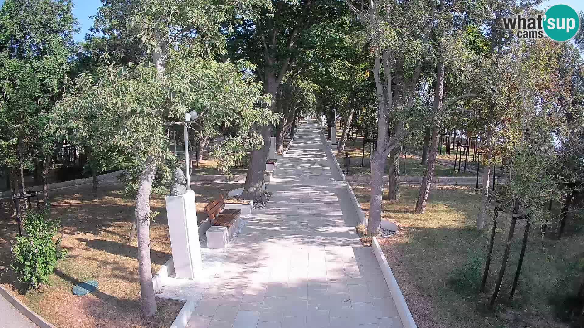 Writers’ Park Webcam Senj – Live by the Sea