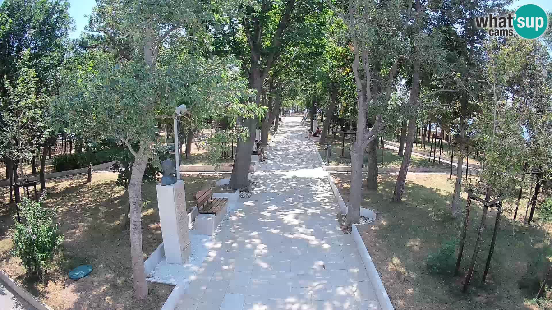 Webcam Schriftstellerpark Senj – Live am Meer