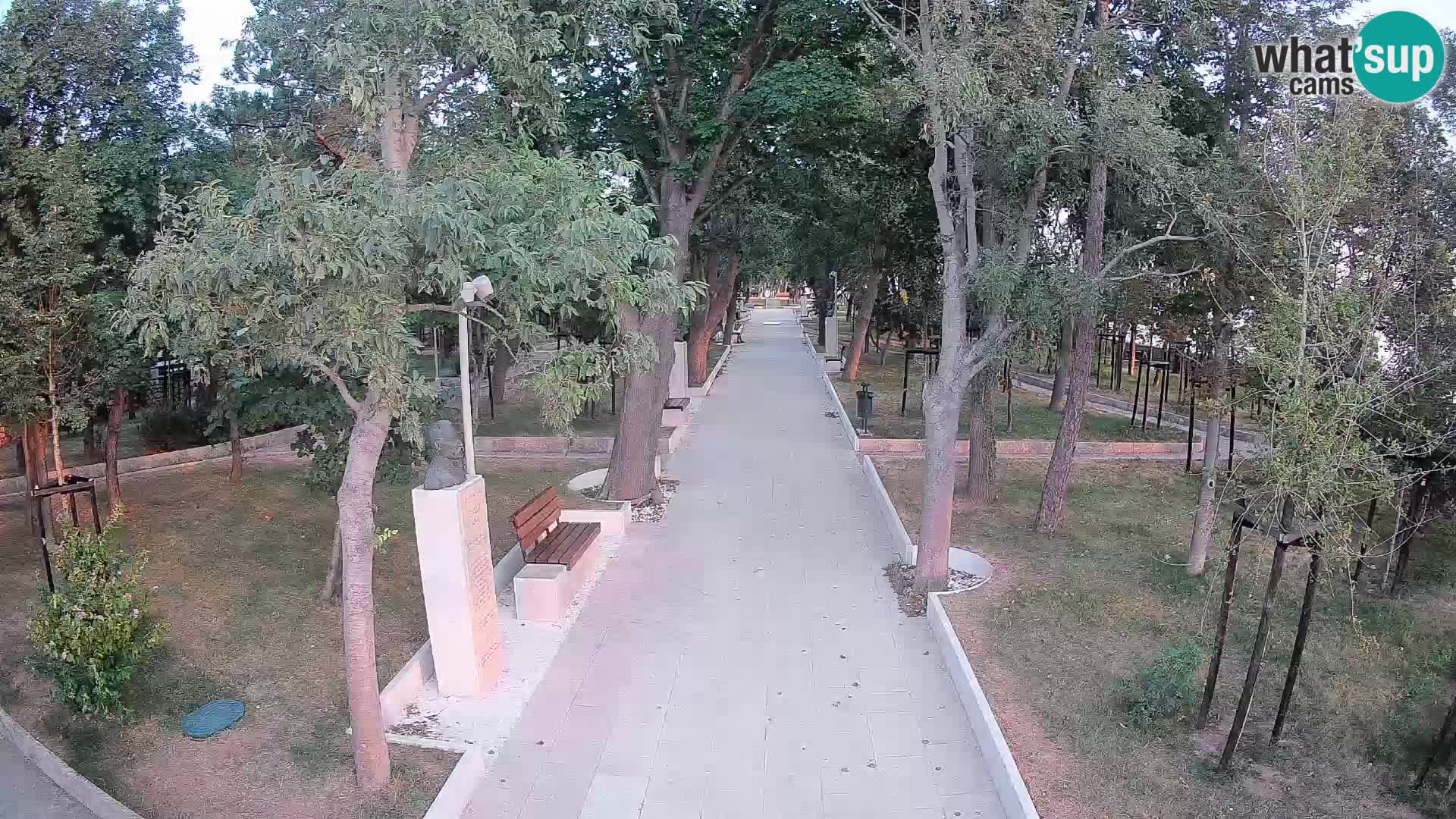 Writers’ Park Webcam Senj – Live by the Sea