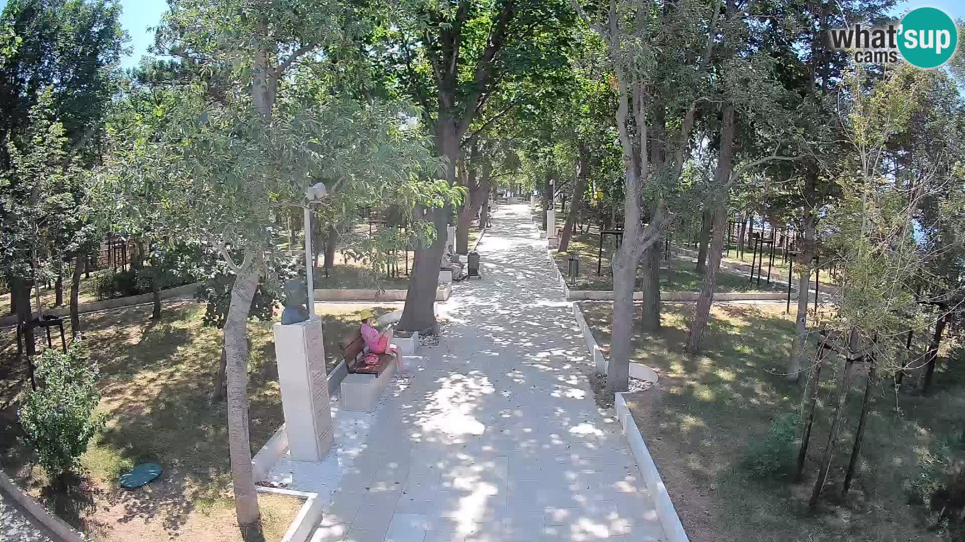 Webcam Schriftstellerpark Senj – Live am Meer