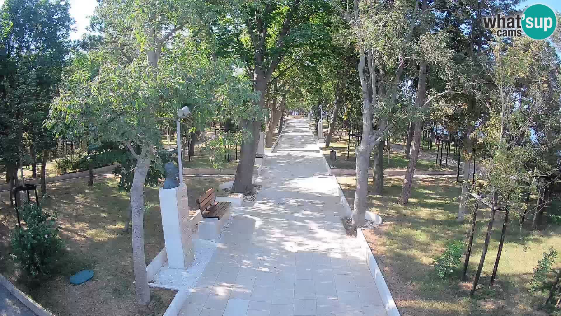Writers’ Park Webcam Senj – Live by the Sea