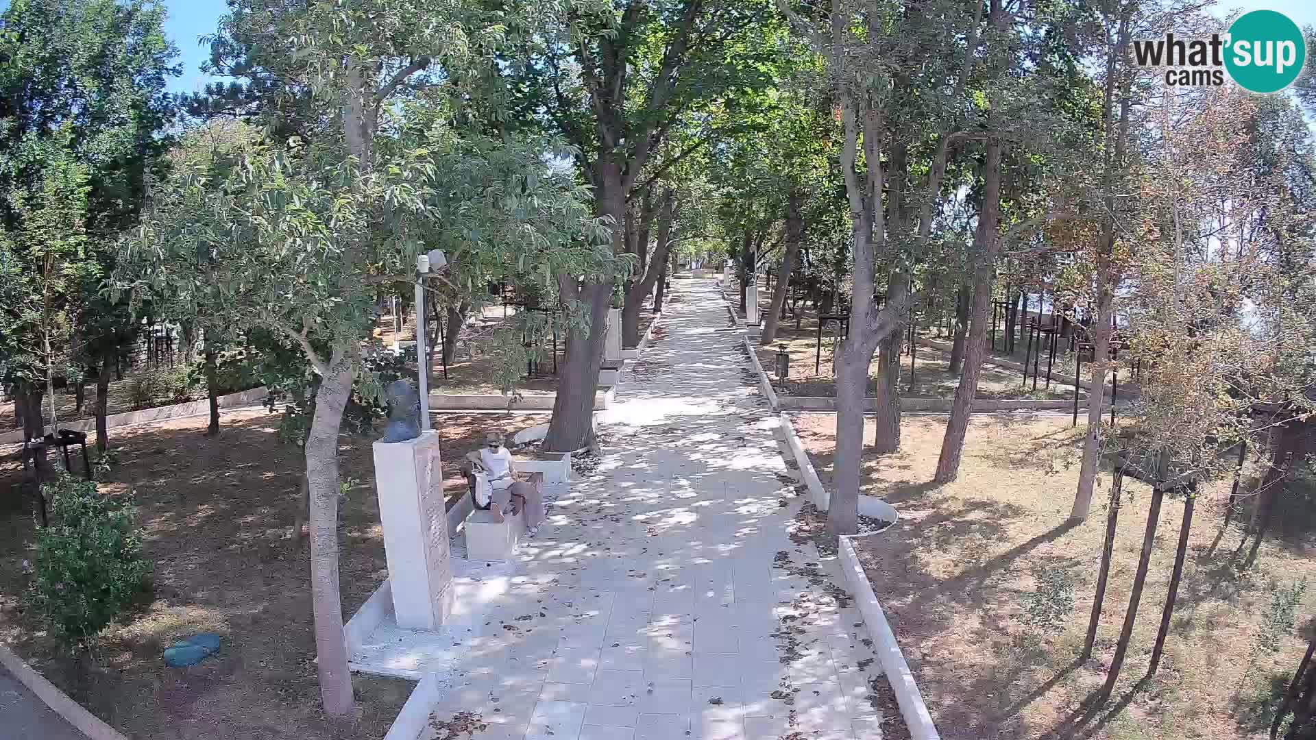 Writers’ Park Webcam Senj – Live by the Sea