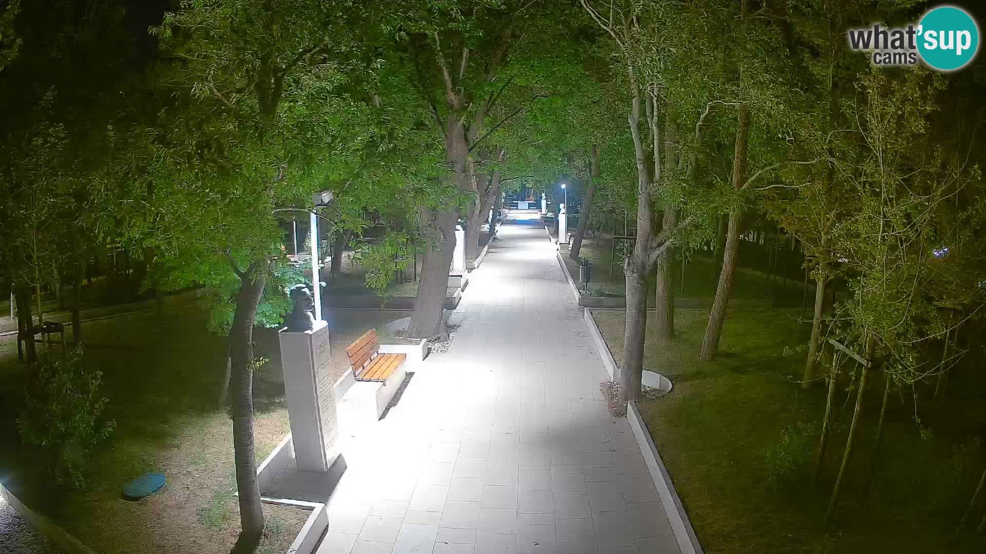 Writers’ Park Webcam Senj – Live by the Sea