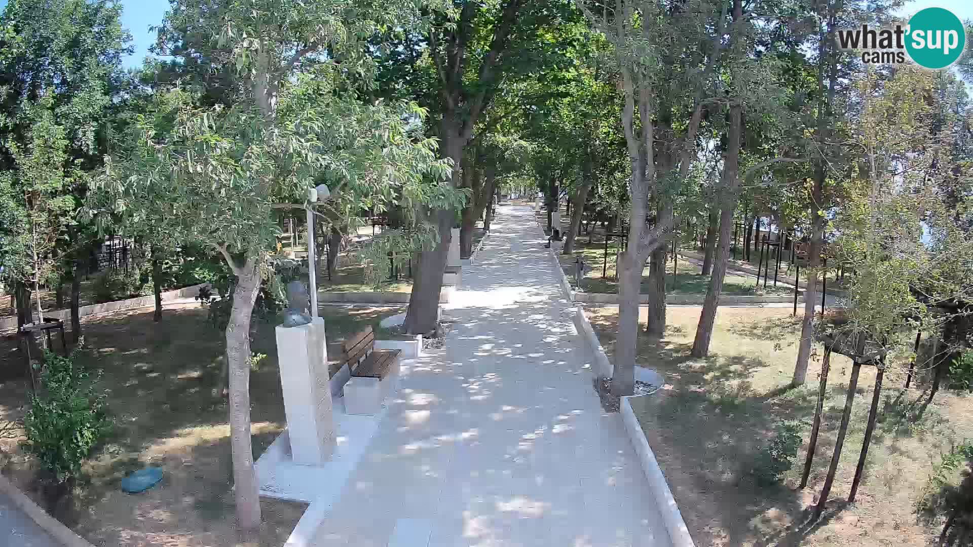 Writers’ Park Webcam Senj – Live by the Sea