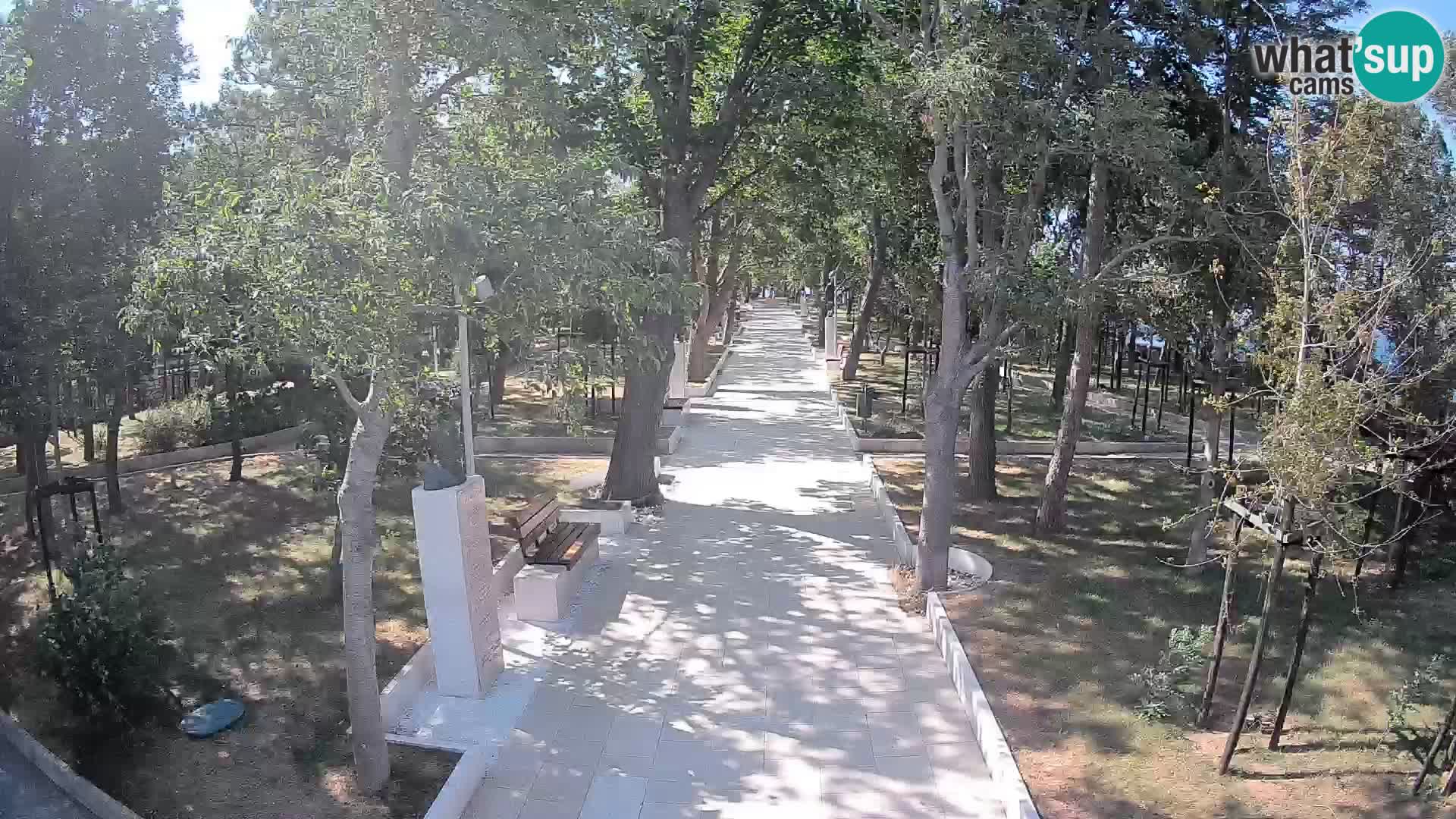 Writers’ Park Webcam Senj – Live by the Sea