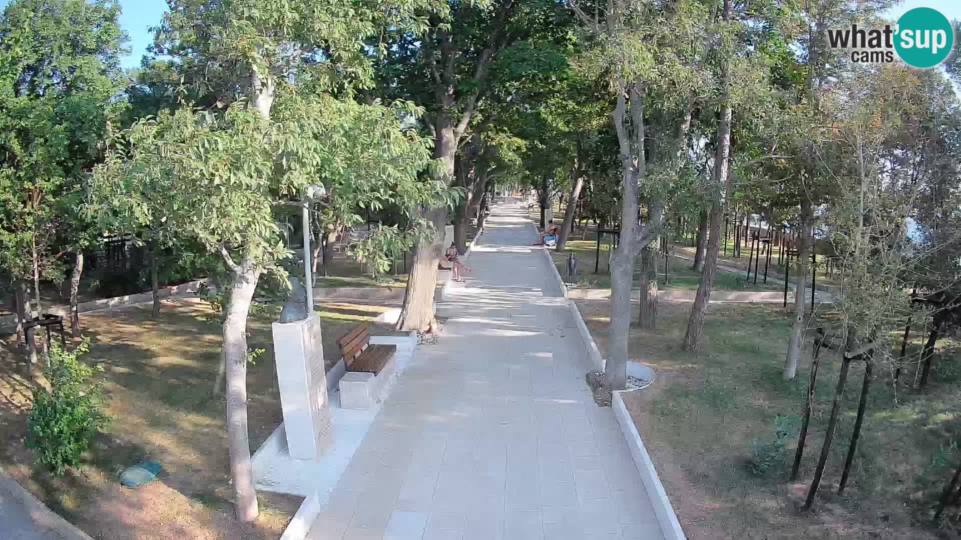Writers’ Park Webcam Senj – Live by the Sea