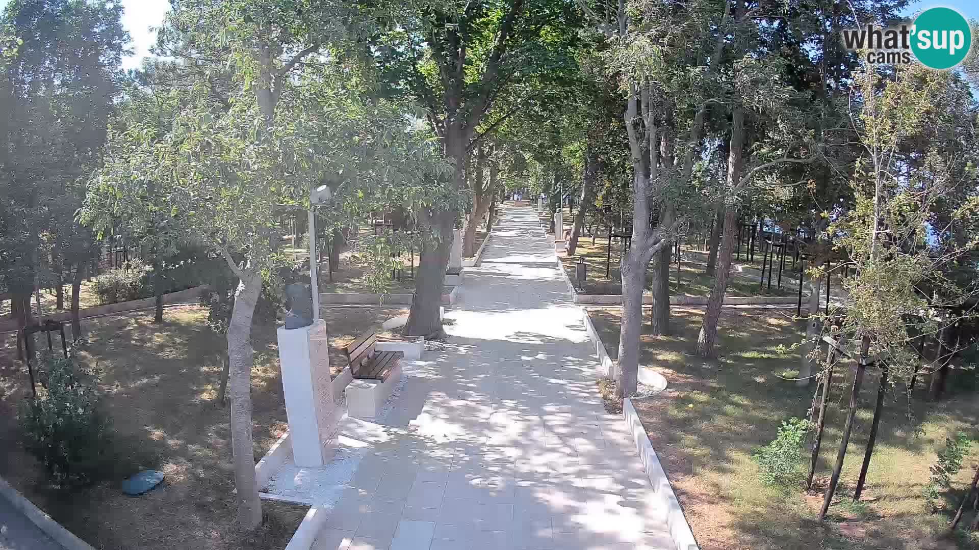 Writers’ Park Webcam Senj – Live by the Sea