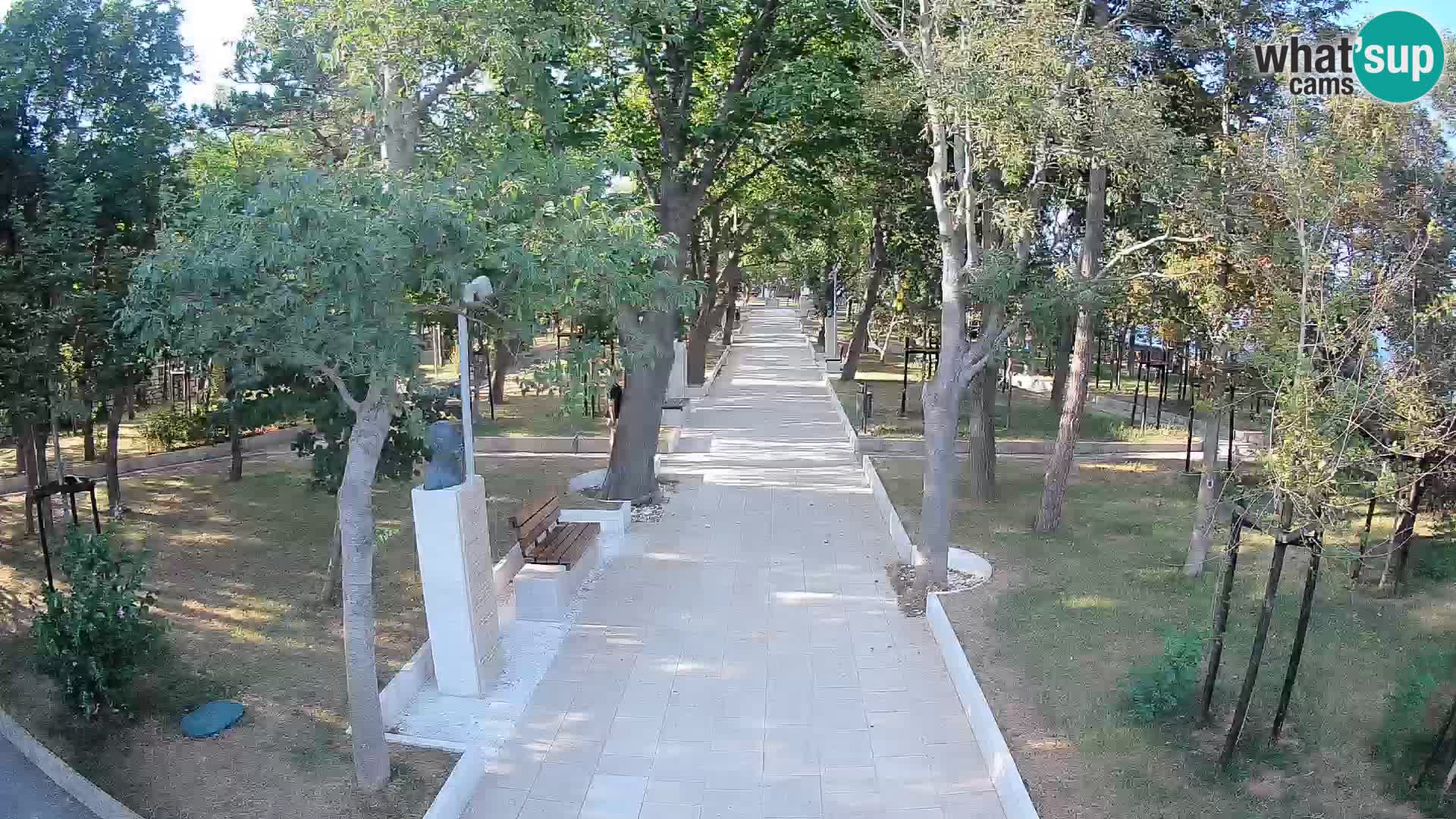 Writers’ Park Webcam Senj – Live by the Sea