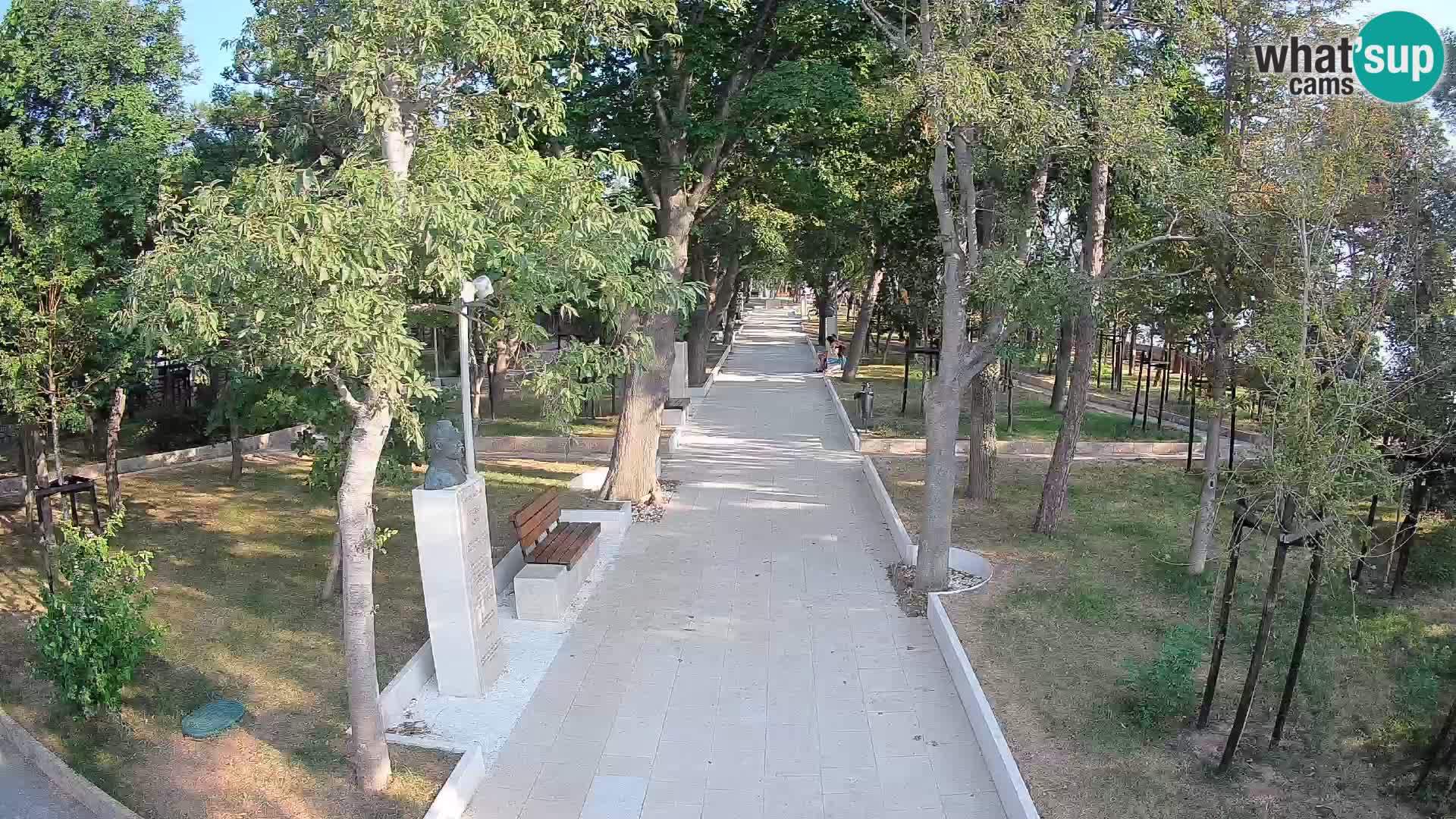 Writers’ Park Webcam Senj – Live by the Sea