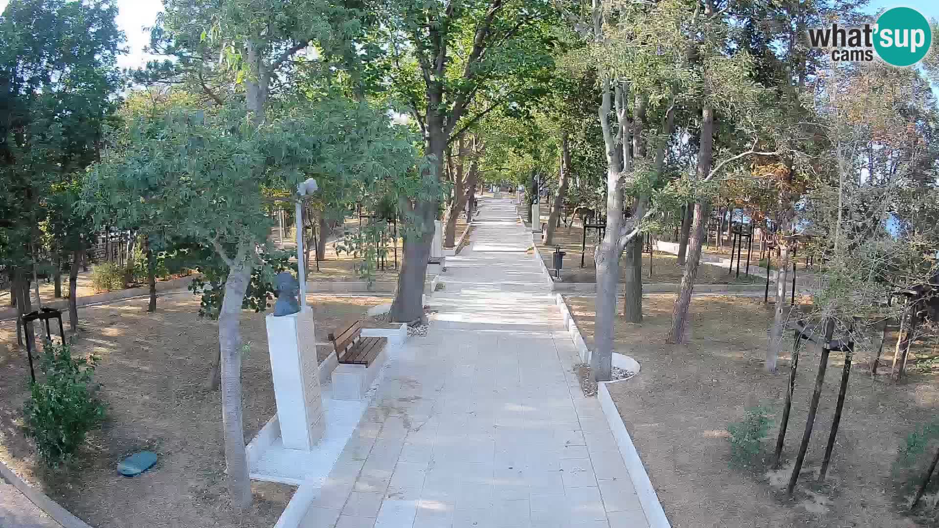 Writers’ Park Webcam Senj – Live by the Sea