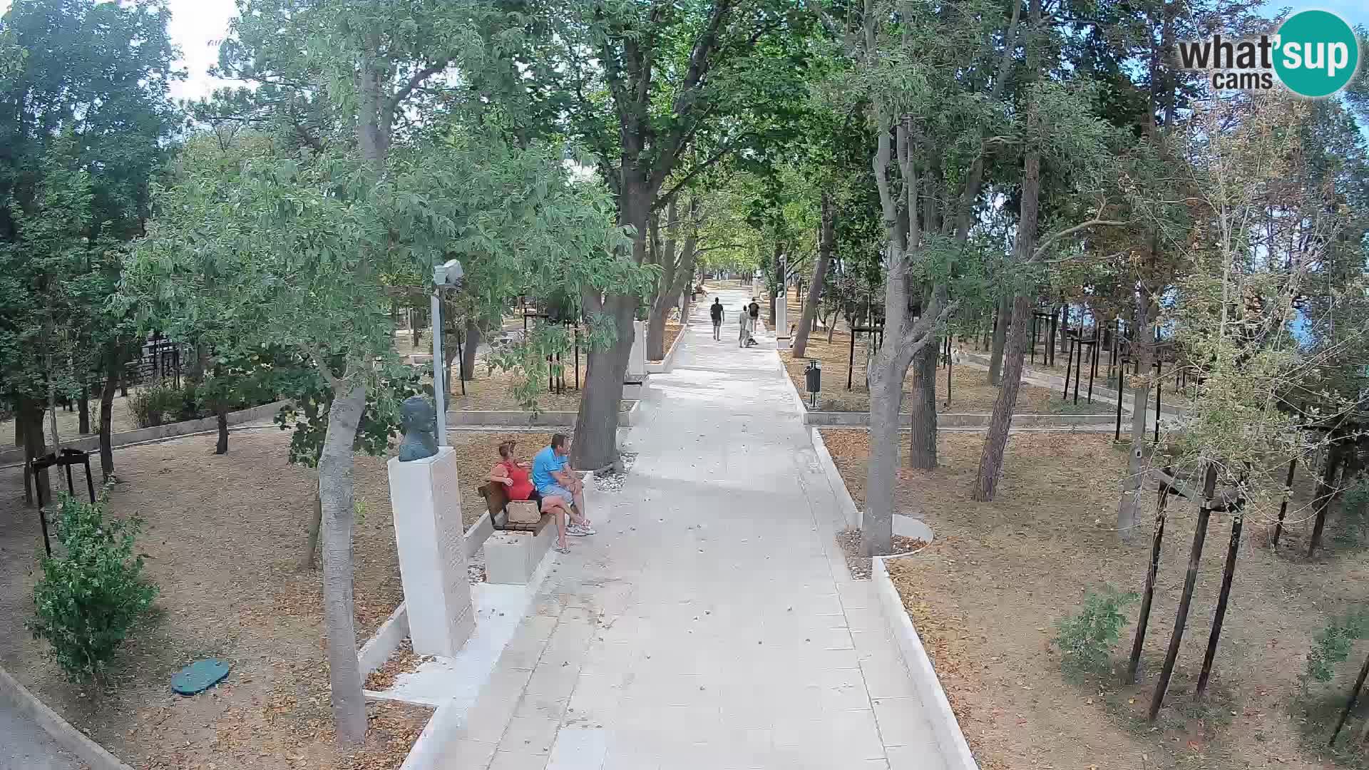 Writers’ Park Webcam Senj – Live by the Sea
