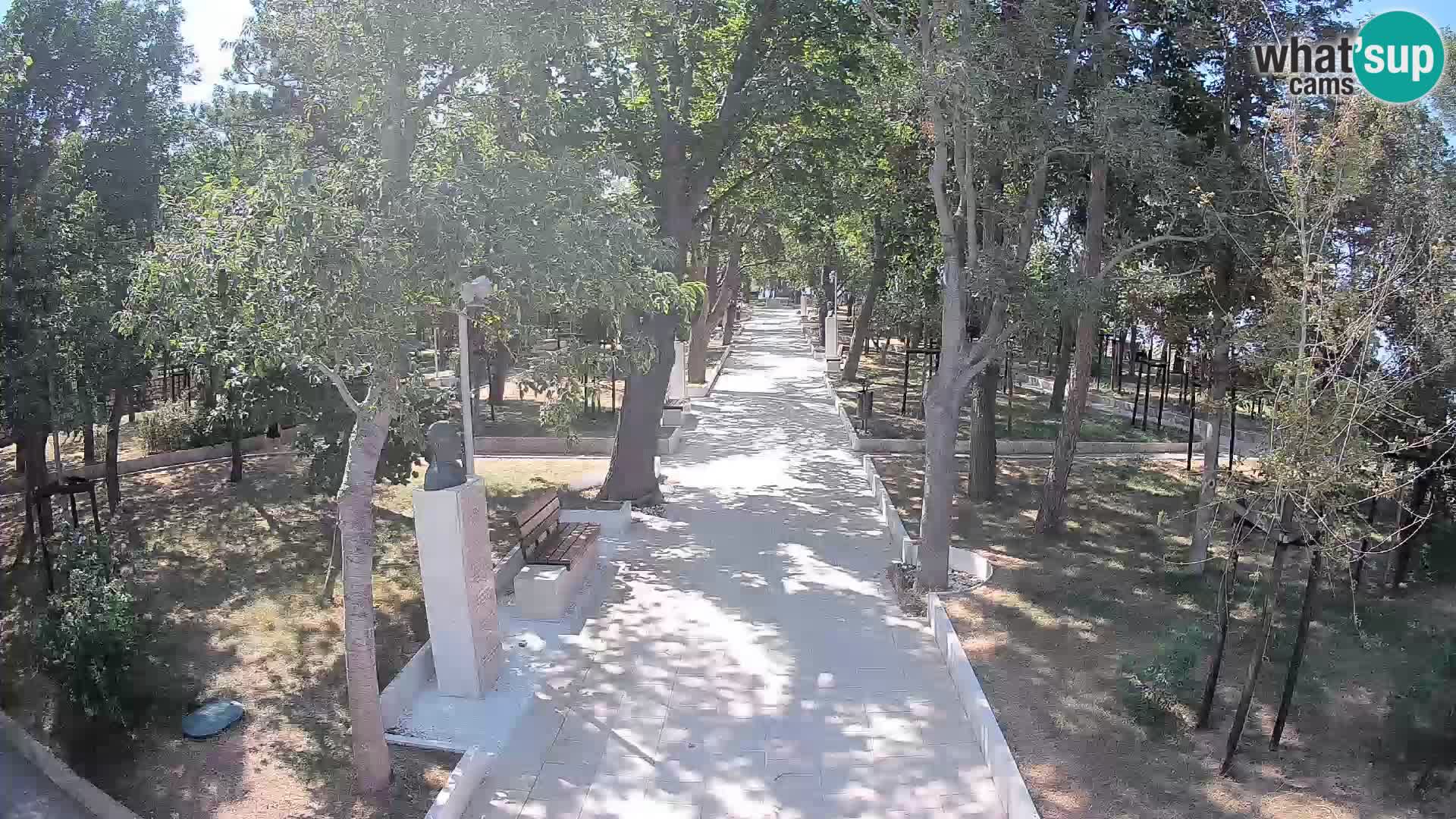 Writers’ Park Webcam Senj – Live by the Sea