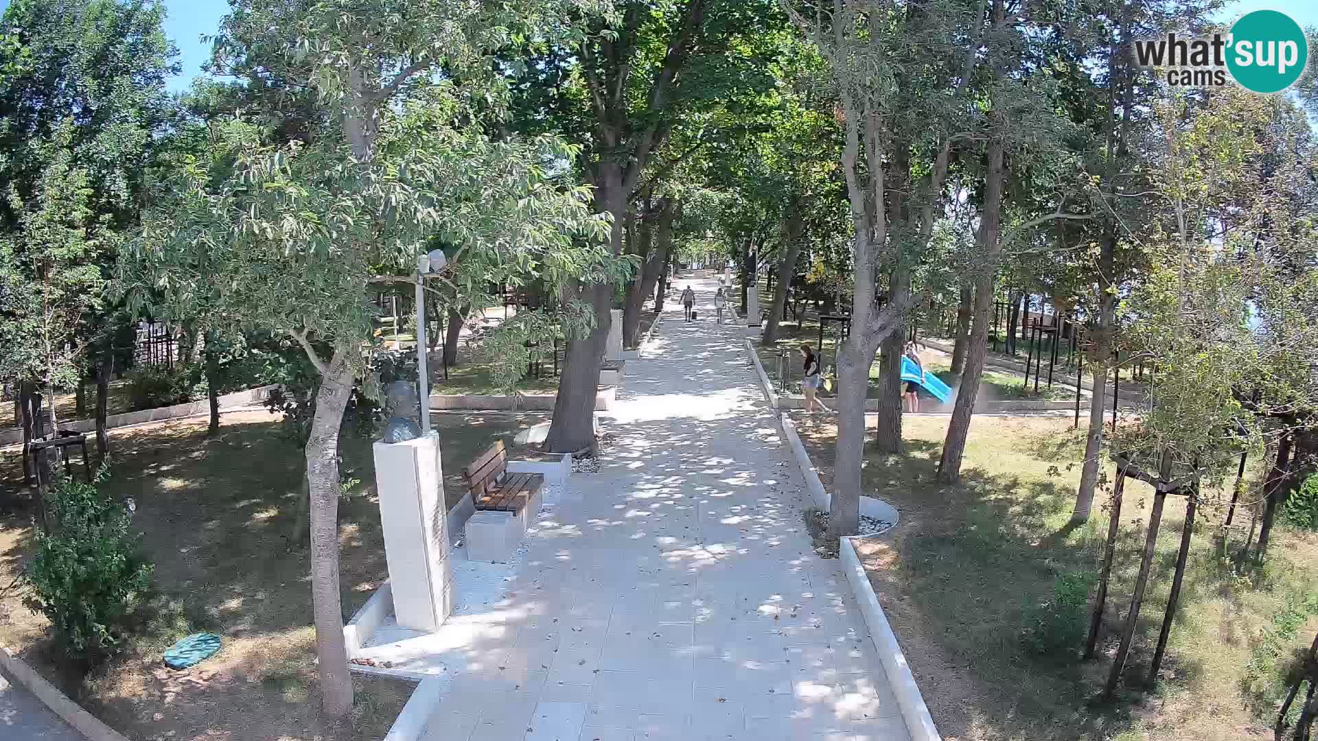 Writers’ Park Webcam Senj – Live by the Sea