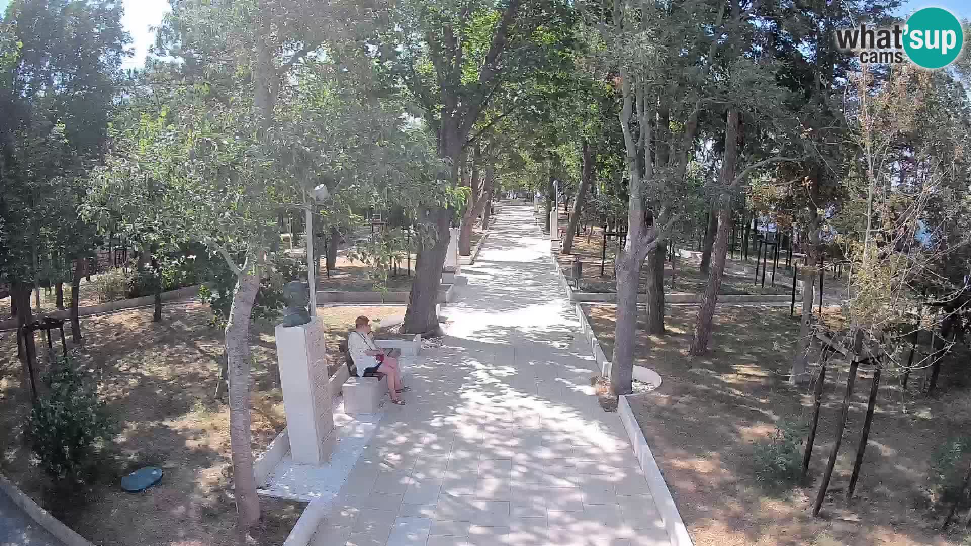 Writers’ Park Webcam Senj – Live by the Sea