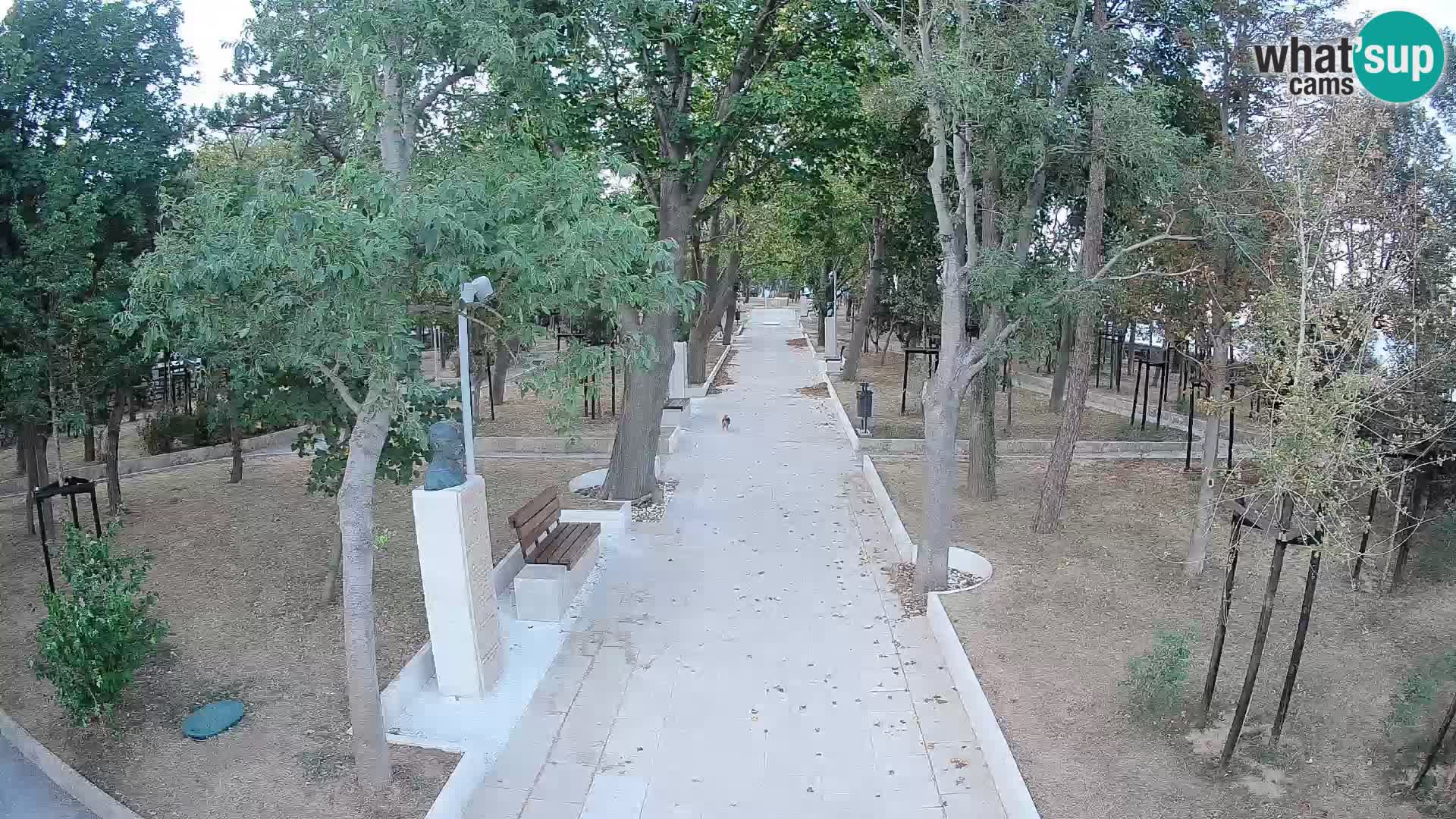 Writers’ Park Webcam Senj – Live by the Sea