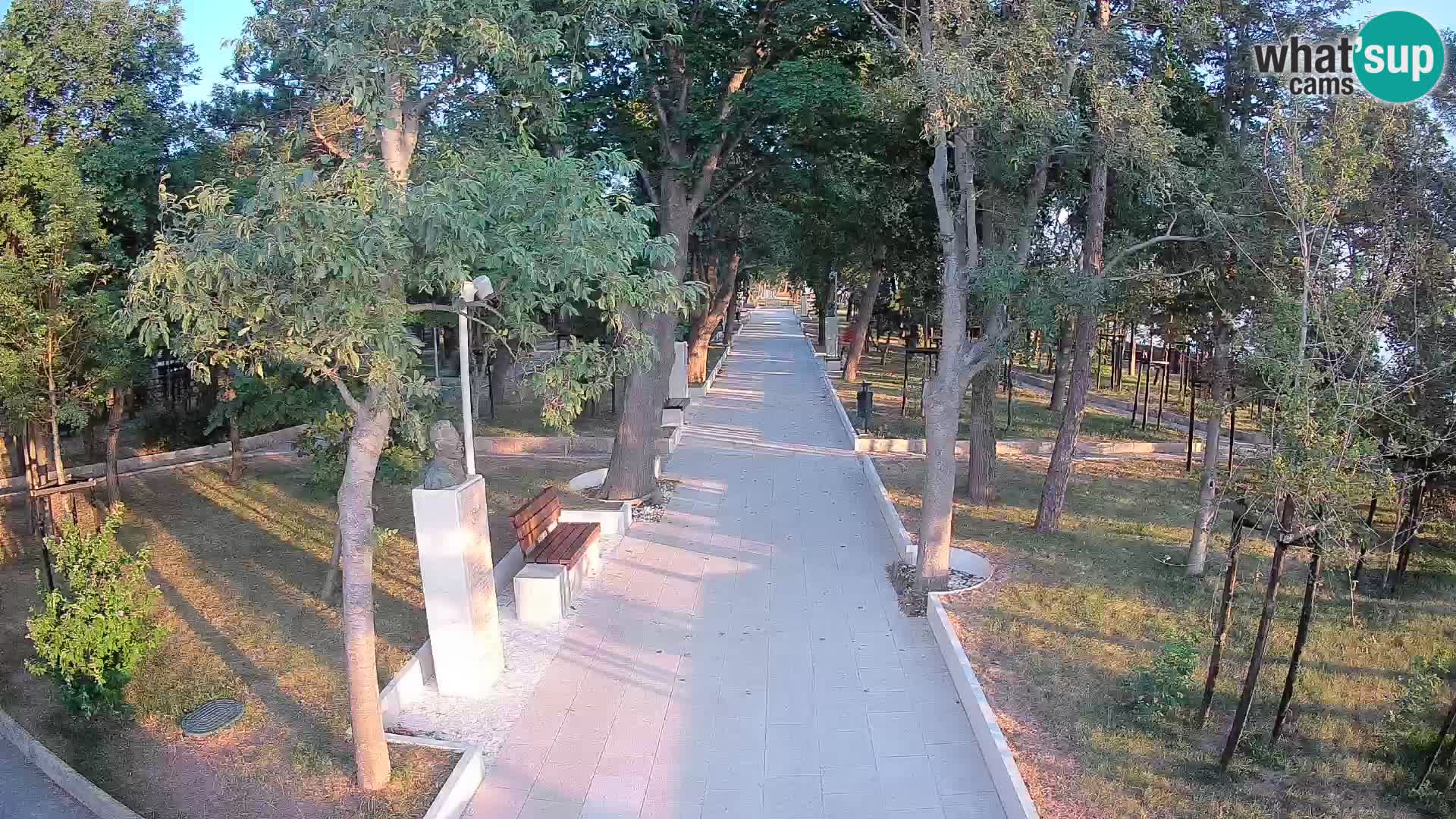 Writers’ Park Webcam Senj – Live by the Sea