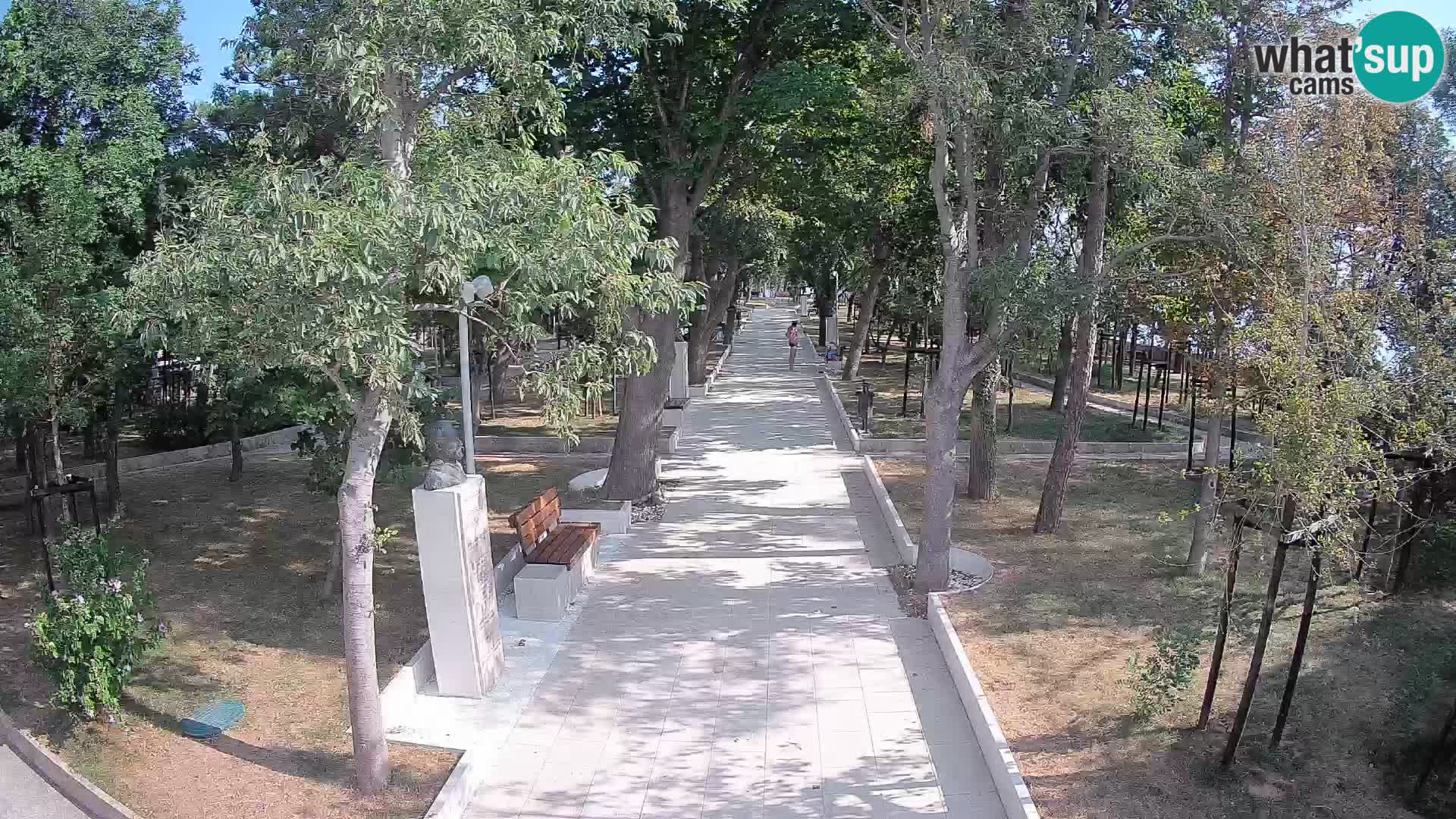 Writers’ Park Webcam Senj – Live by the Sea
