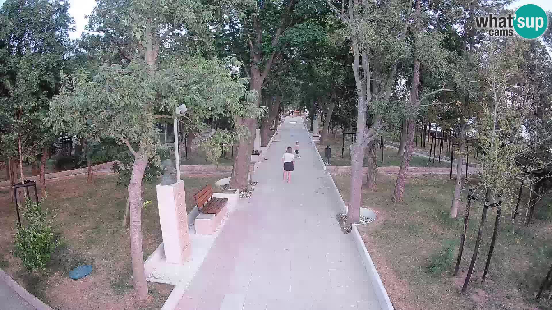 Writers’ Park Webcam Senj – Live by the Sea