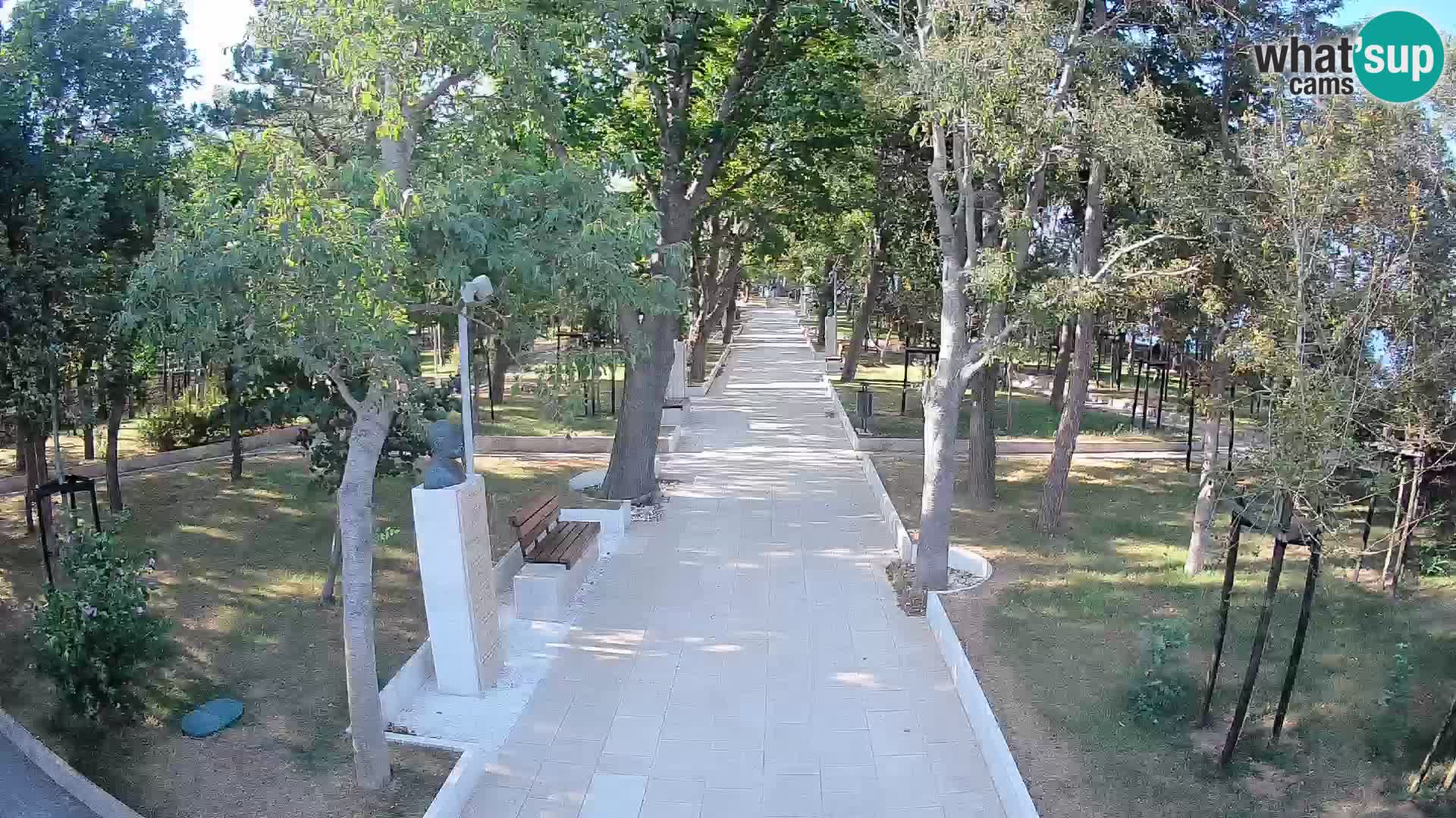 Writers’ Park Webcam Senj – Live by the Sea