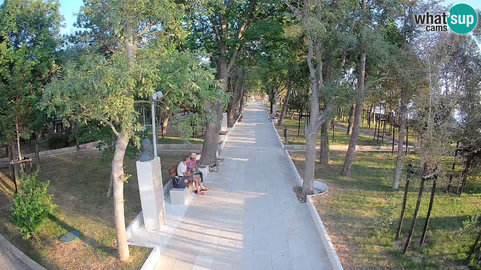 Writers’ Park Webcam Senj – Live by the Sea