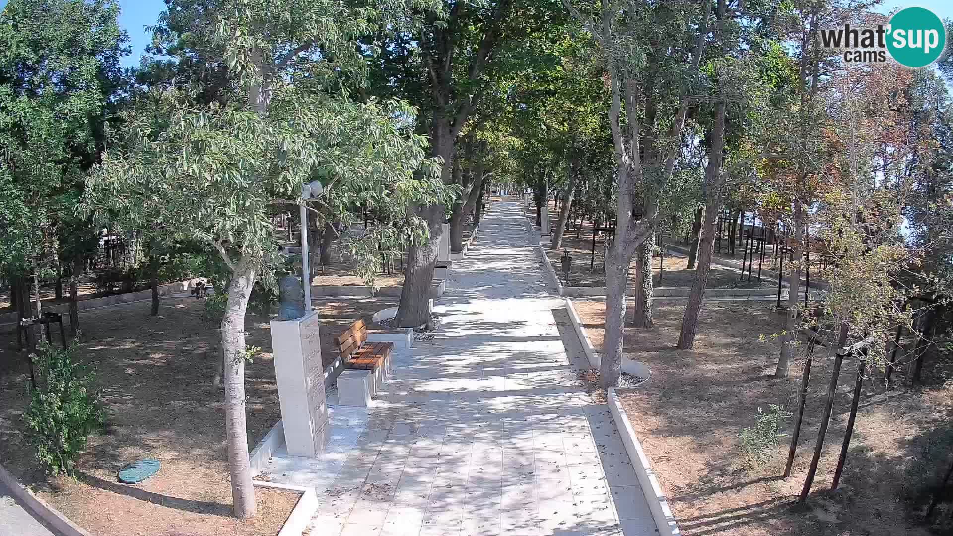 Writers’ Park Webcam Senj – Live by the Sea