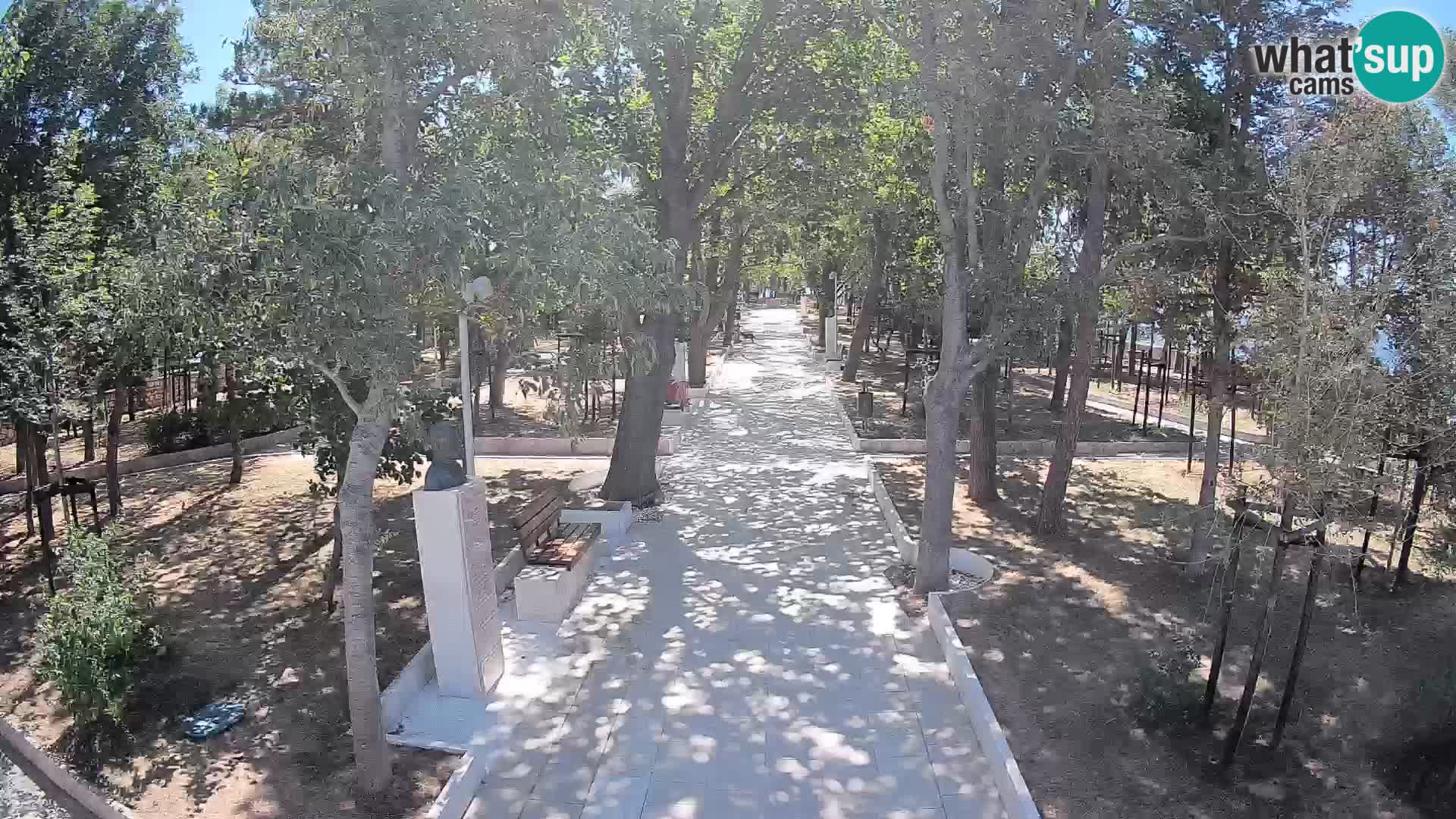Writers’ Park Webcam Senj – Live by the Sea