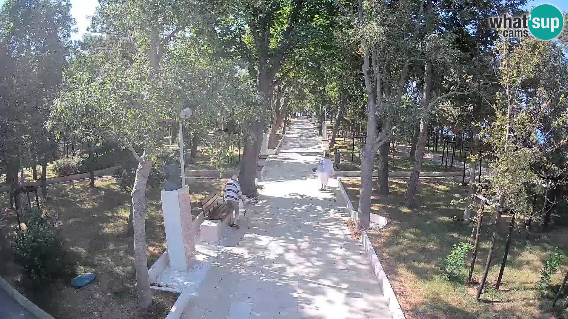 Webcam Schriftstellerpark Senj – Live am Meer