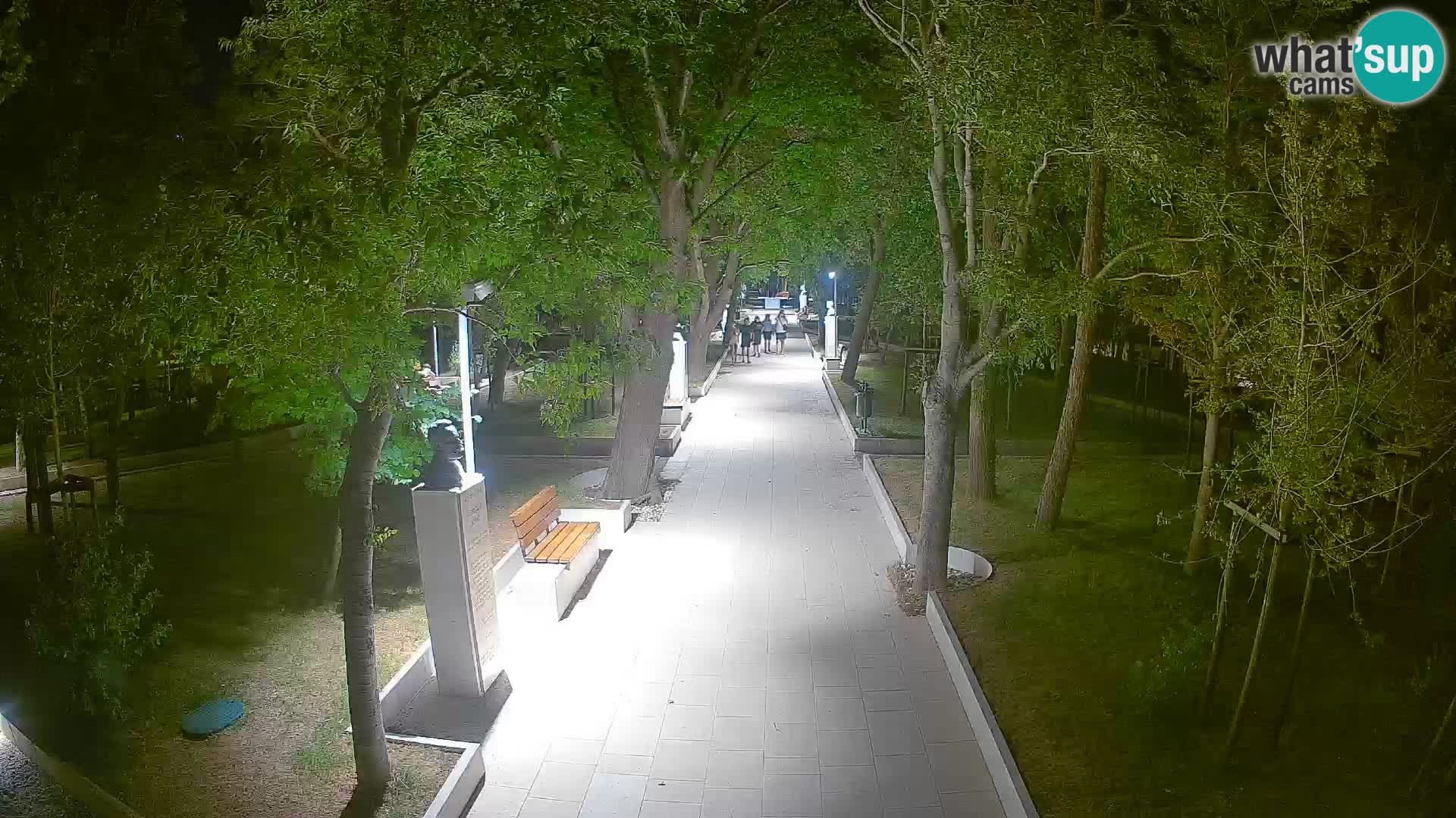 Webcam Schriftstellerpark Senj – Live am Meer
