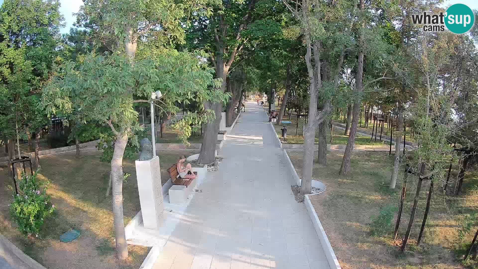 Webcam Schriftstellerpark Senj – Live am Meer